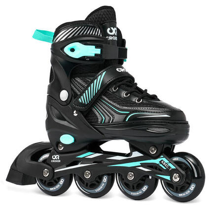 Verstelbare rolschaatsen Optima Mint/Roze