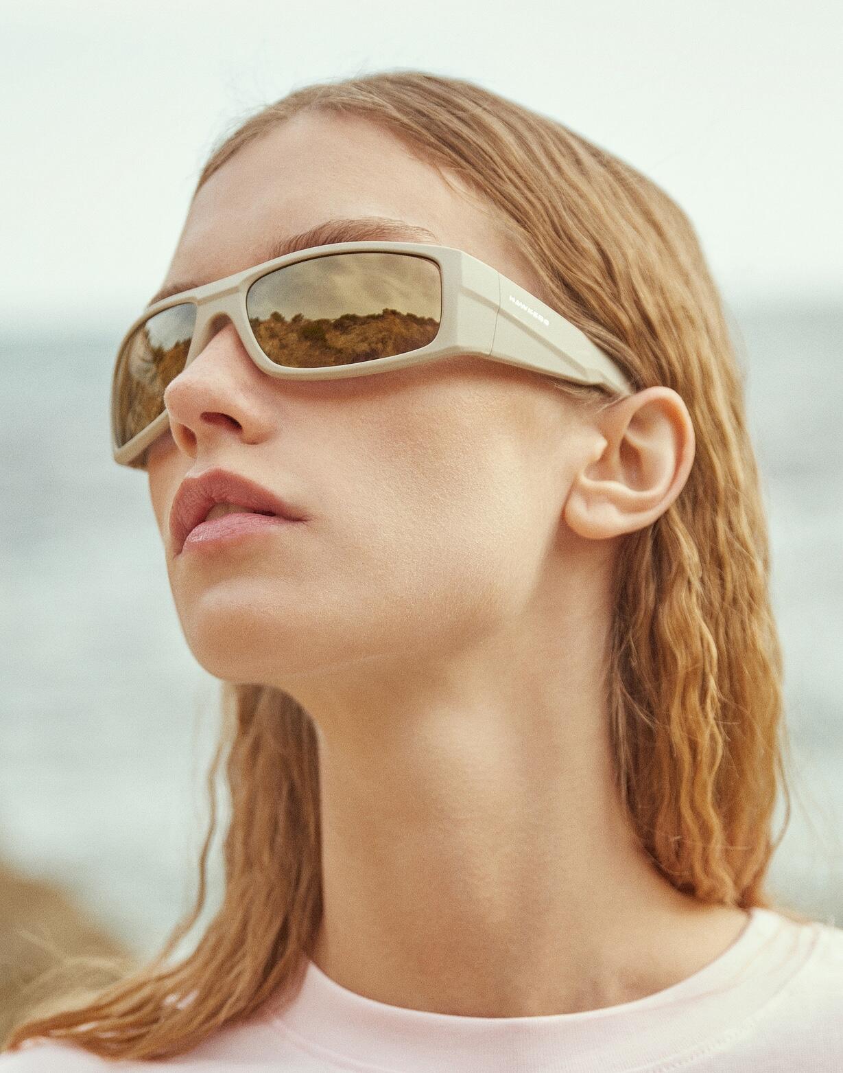 HAWKERS - Gafas de Sol para Hombre y Mujer THUNDER - IVORY BEIGE 8/8
