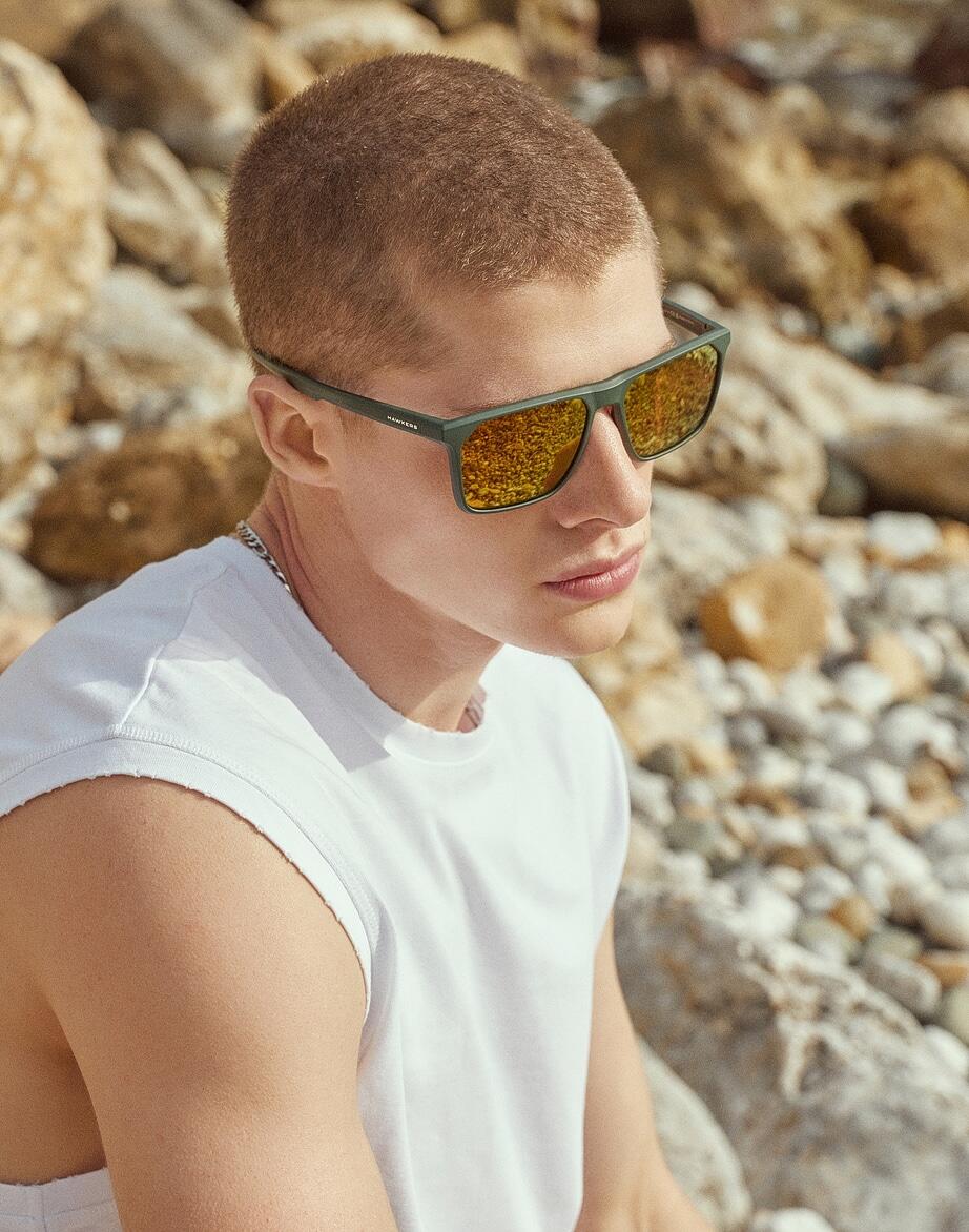 HAWKERS - Lunettes de soleil pour hommes femmes HORIZON POLARIZED GREEN DAYLIGHT 8/8