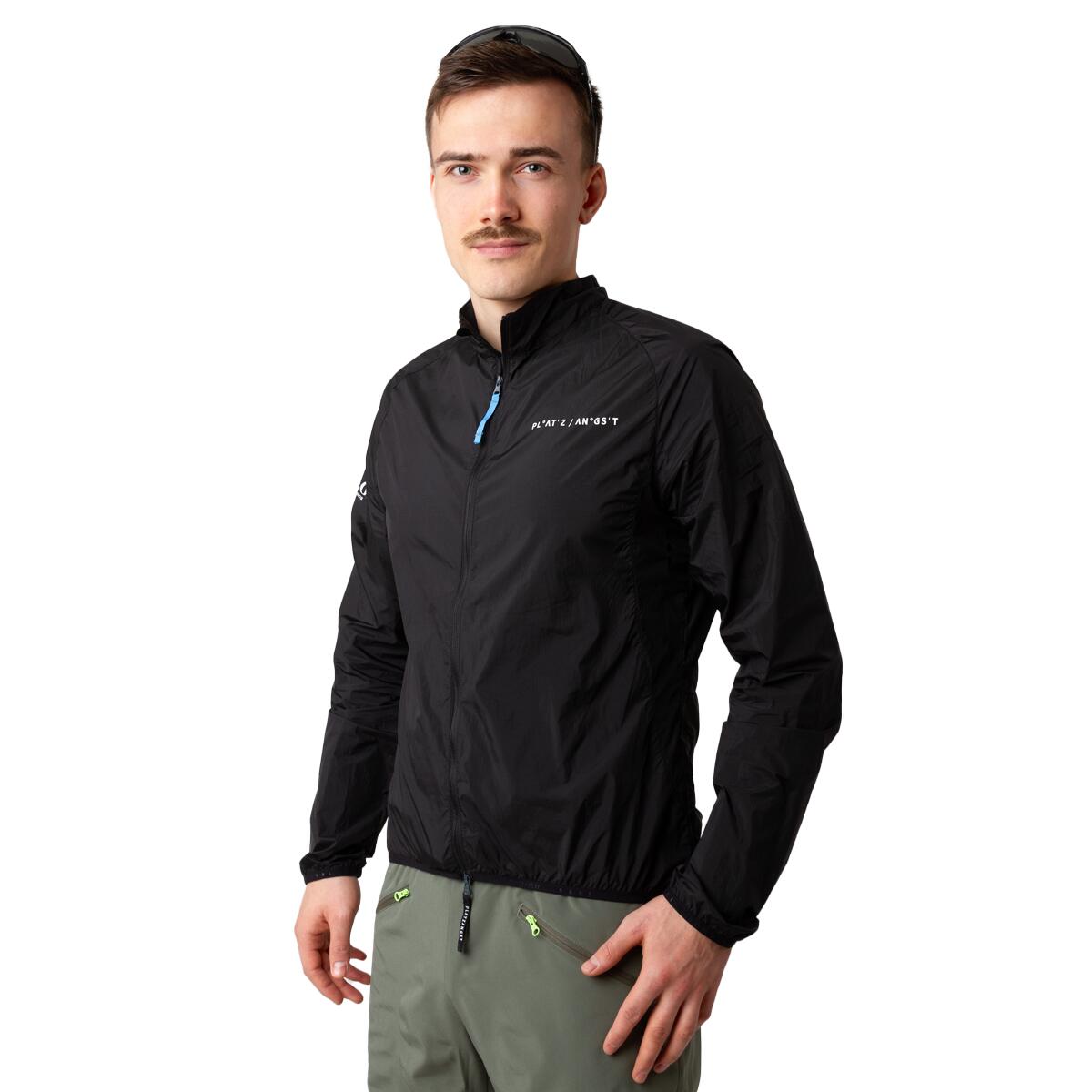 Herren - Gravel - Windjacke - windabweisend - Aero - Schwarz 3/5