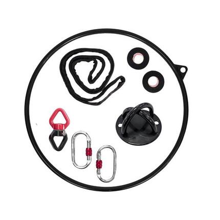 Roue acrobatique aérienne à un point d'ancrage avec accessoires, M-pole