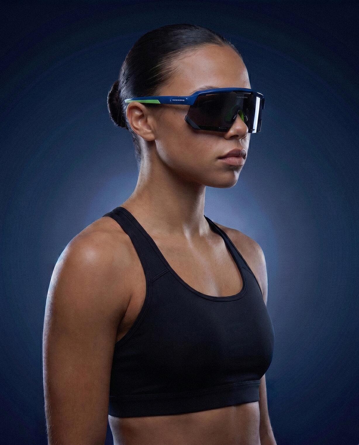 HAWKERS - Gafas de Sol para Hombre y Mujer PADEL - SPACE BLUE DARK 9/10