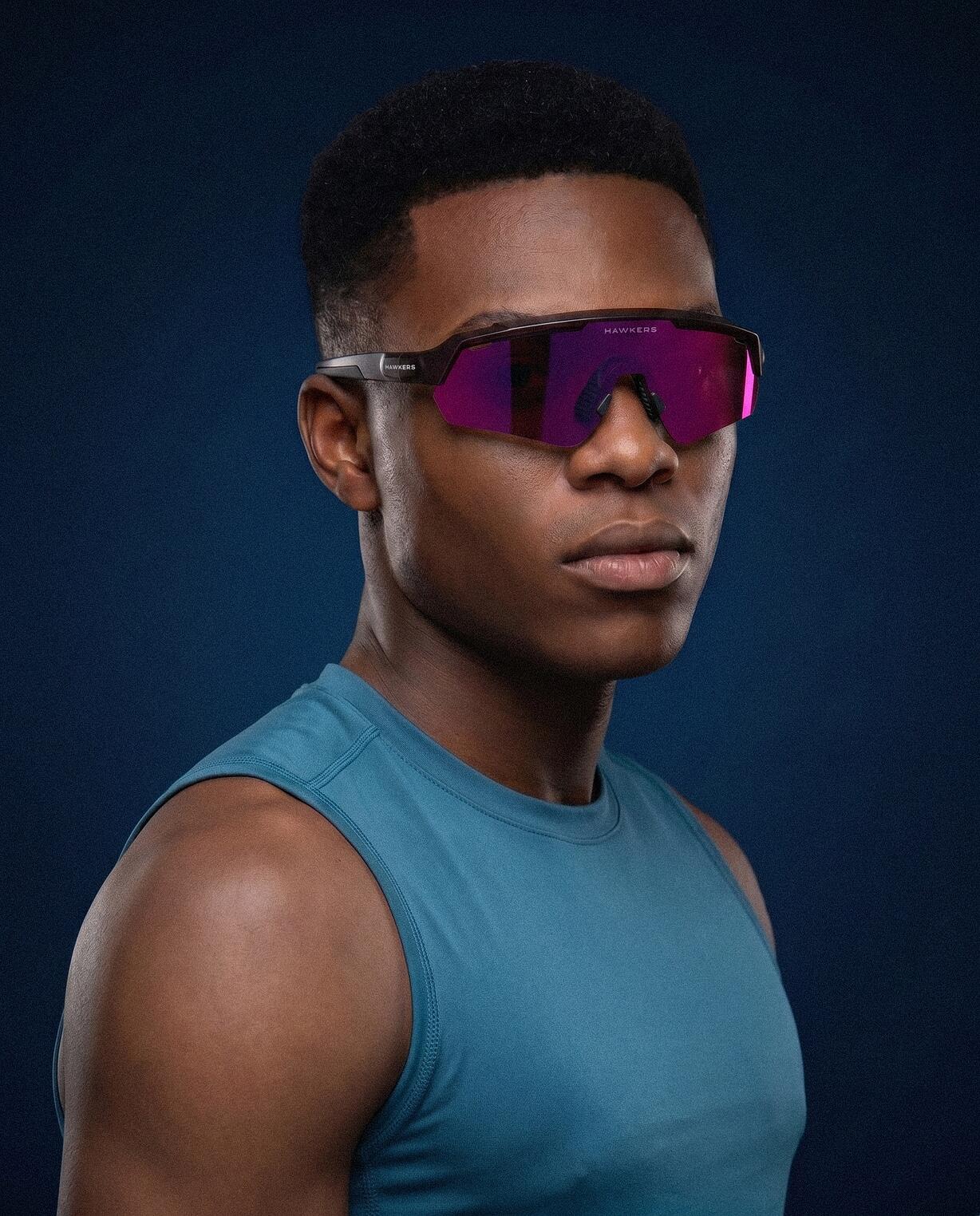 HAWKERS - Gafas de Sol para Hombre y Mujer BLAZE - GLITTER VENUS NEBULA 9/11