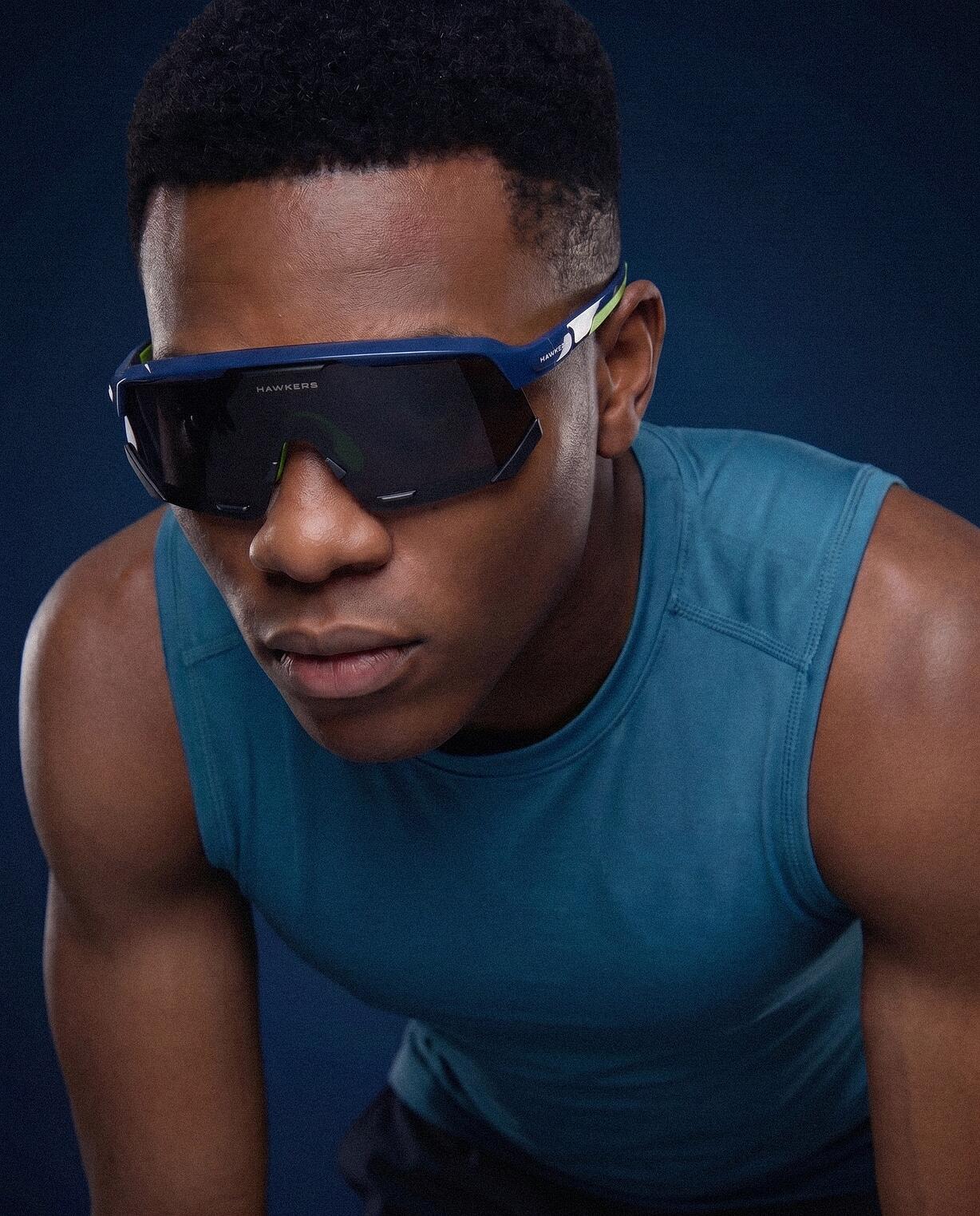 HAWKERS - Gafas de Sol para Hombre y Mujer PADEL - SPACE BLUE DARK 7/10