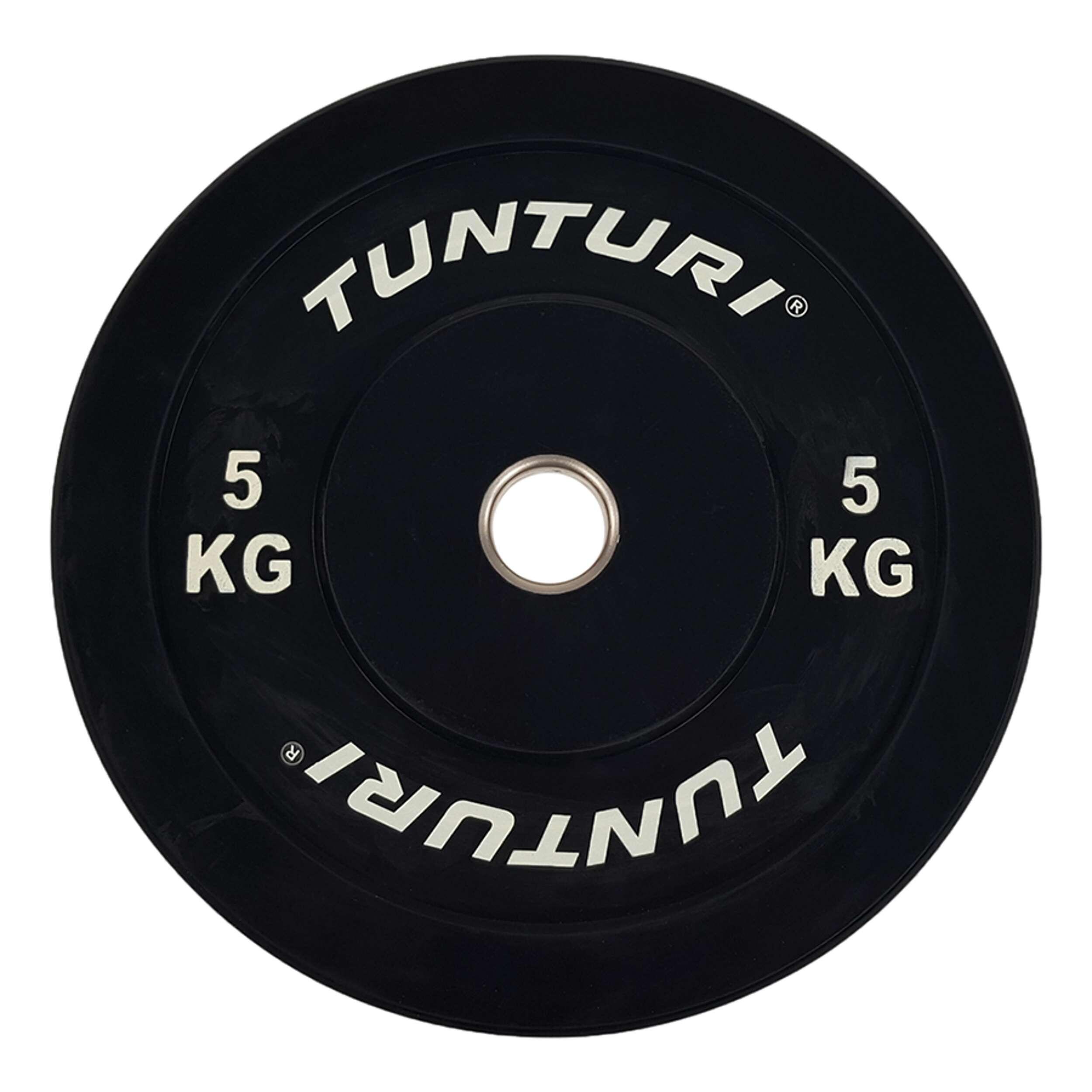 Disque de Musculation 5kg Noir 1/7