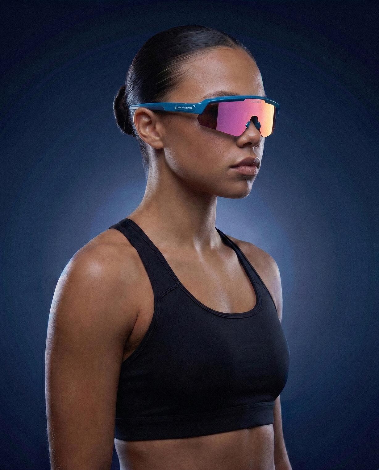 HAWKERS - Gafas de Sol para Hombre y Mujer BLAZE - TEAL RUBY 9/10