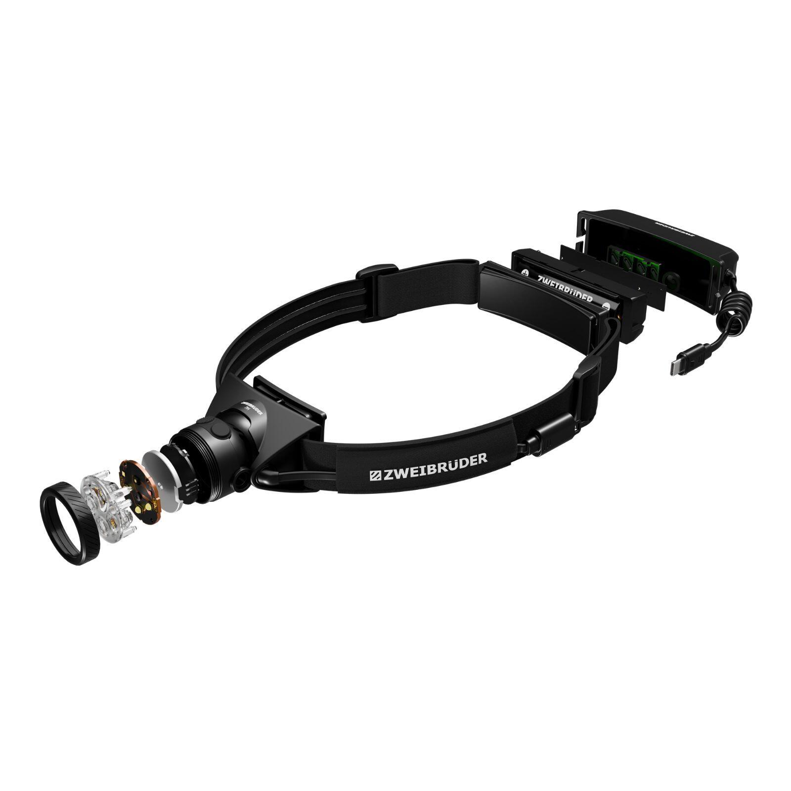 Zweibruder - Lampe Frontale Rechargeable - ZB7H - 1200 lm - multisports 10/10