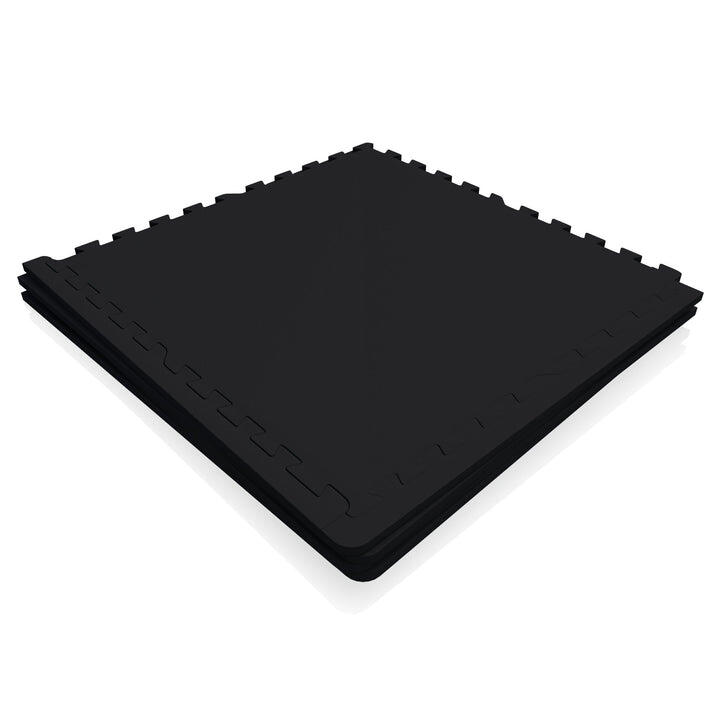 Set de 4 covorase de protectie din cauciuc, negru, Gorilla Sports®