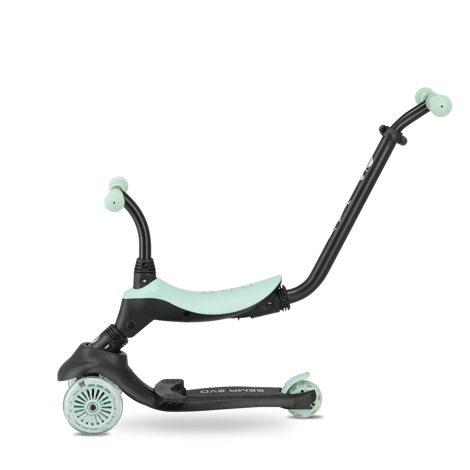 Monopattino per Bambini Qplay Sema Evo - Monopattino 6 in 1 - Ruote LED - Verde 2/10