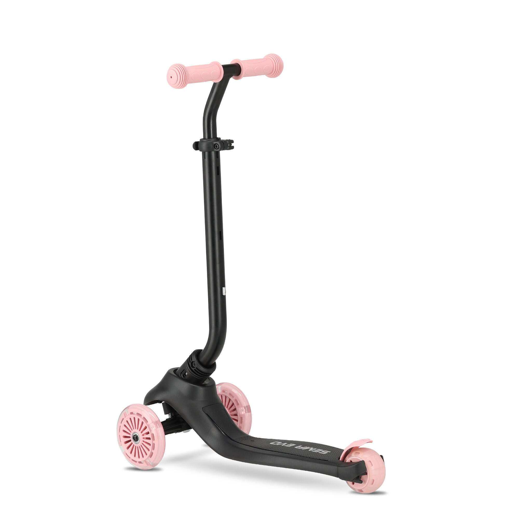 Trottinette Enfant Qplay Sema Evo - Trottinette 6-en-1 - Roues LED - Rose 7/10
