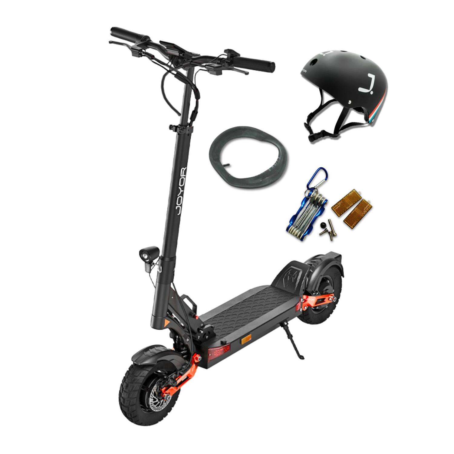 Patinete Elétrico Joyor T10 Preto + Capacete