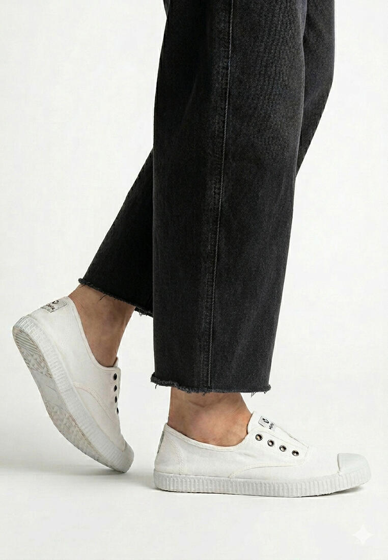 Canvas Sneakers Dames Victoria Inglesa Lona Drec® Wit 5/6