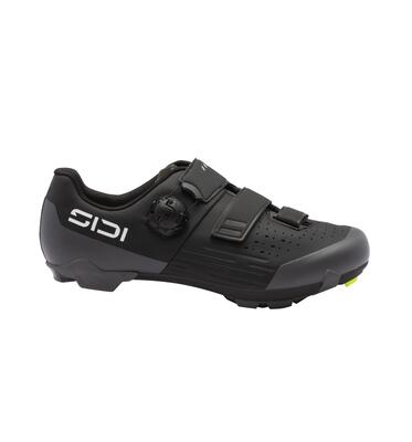 Heren mtb fietsschoenen silvis xc draaislot zwart