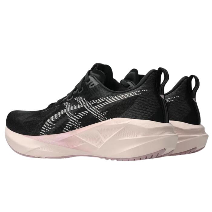 Pantofi alergare ASICS Novablast 5 - negru/roz Pearl Pink | energie maximă