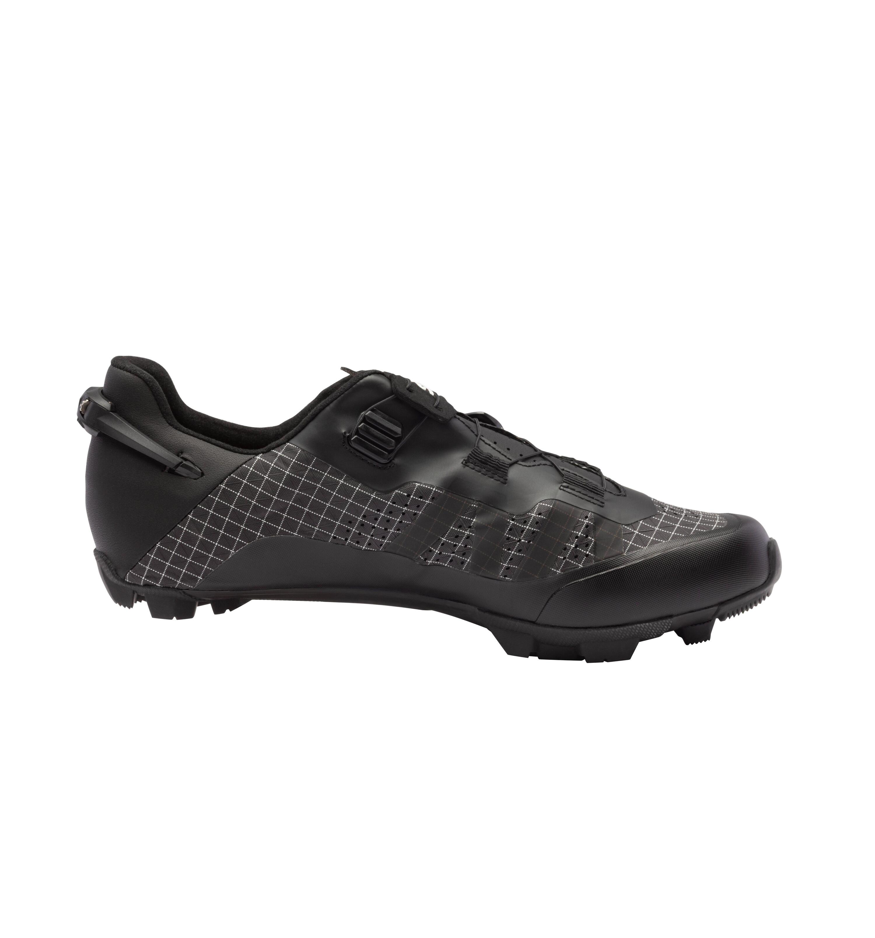 Chaussures VTT cyclisme rigides Aeron noir 2/5