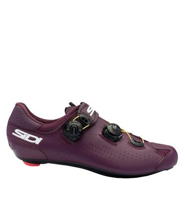 Heren fietsschoenen wielrennen genius 10 carbon rood maat 42