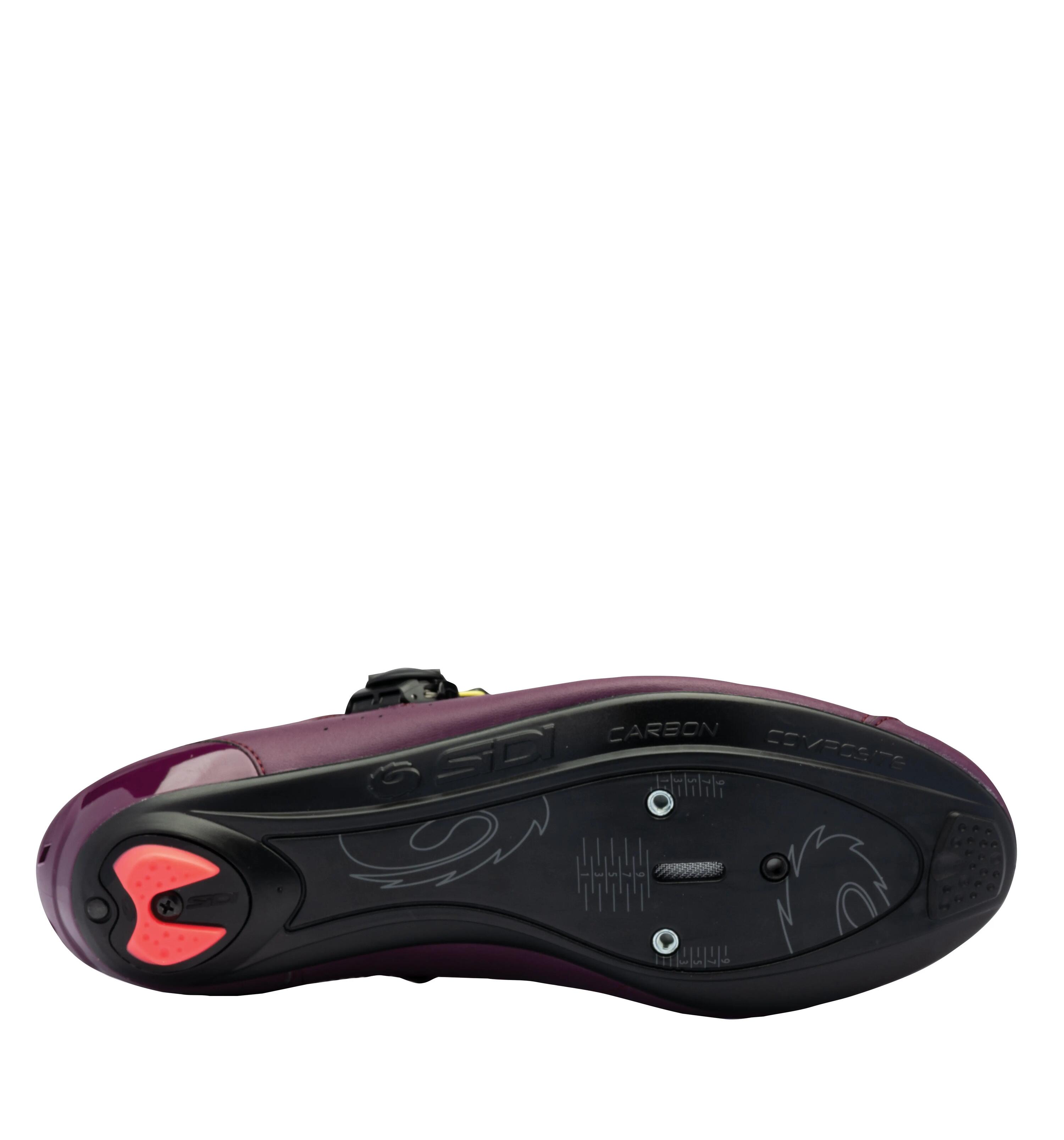 Chaussures vélo route Genius 10 microfibre rouge 4/6