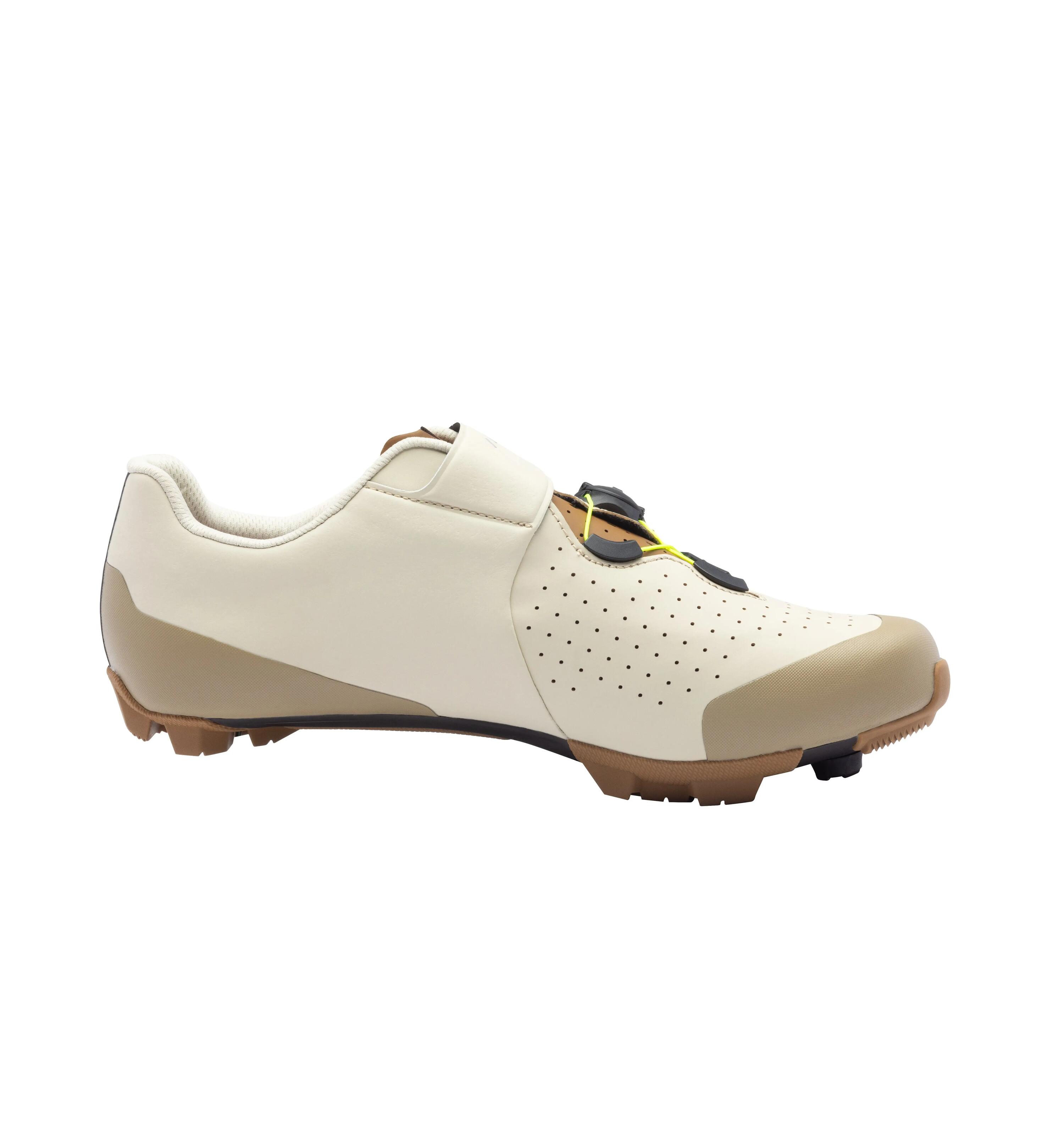 Chaussures VTT Physis carbone semelle rigide beige 2/6
