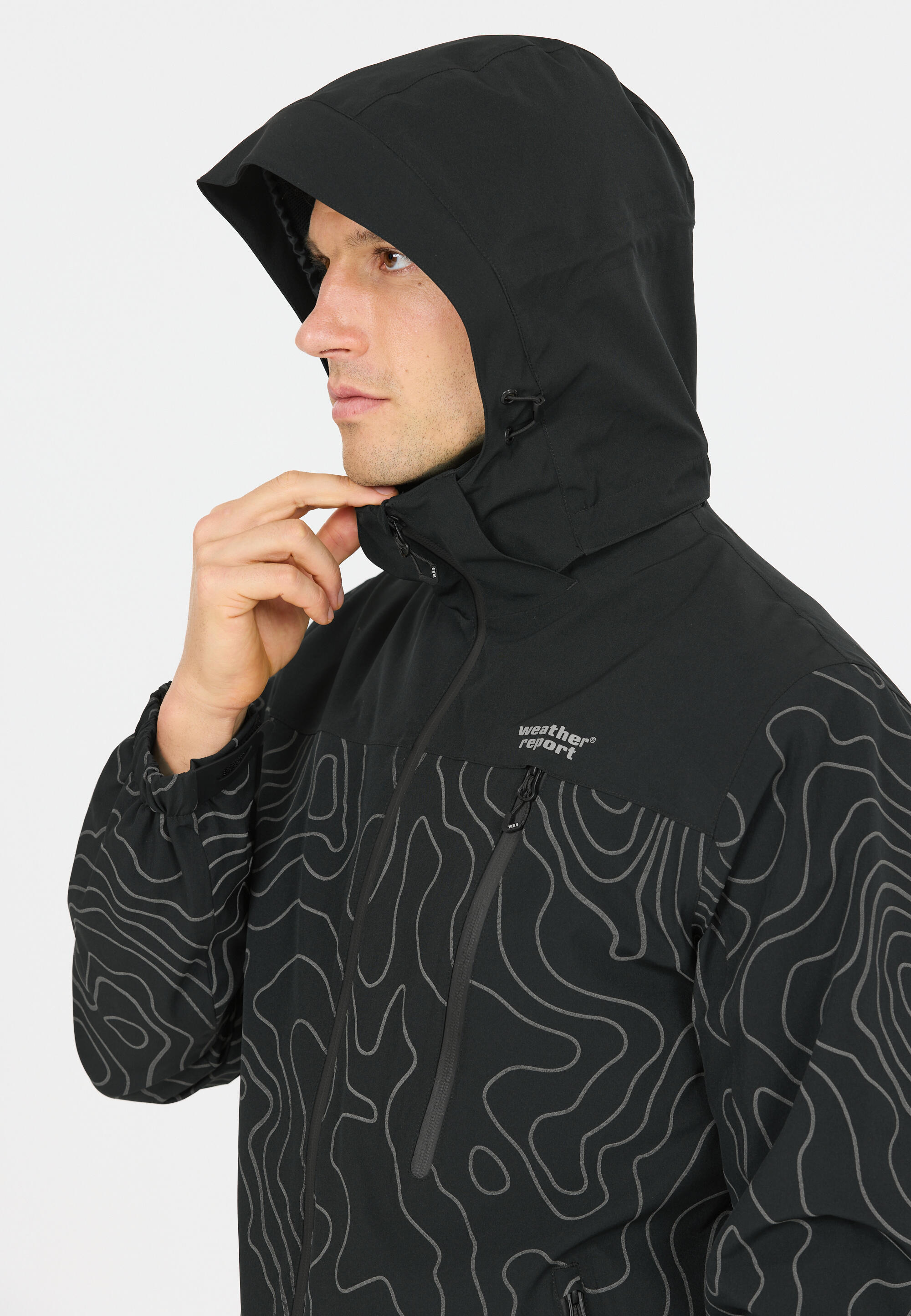 Veste à capuche Weather Report Delton Aop AWG W-PRO 15000 9/15