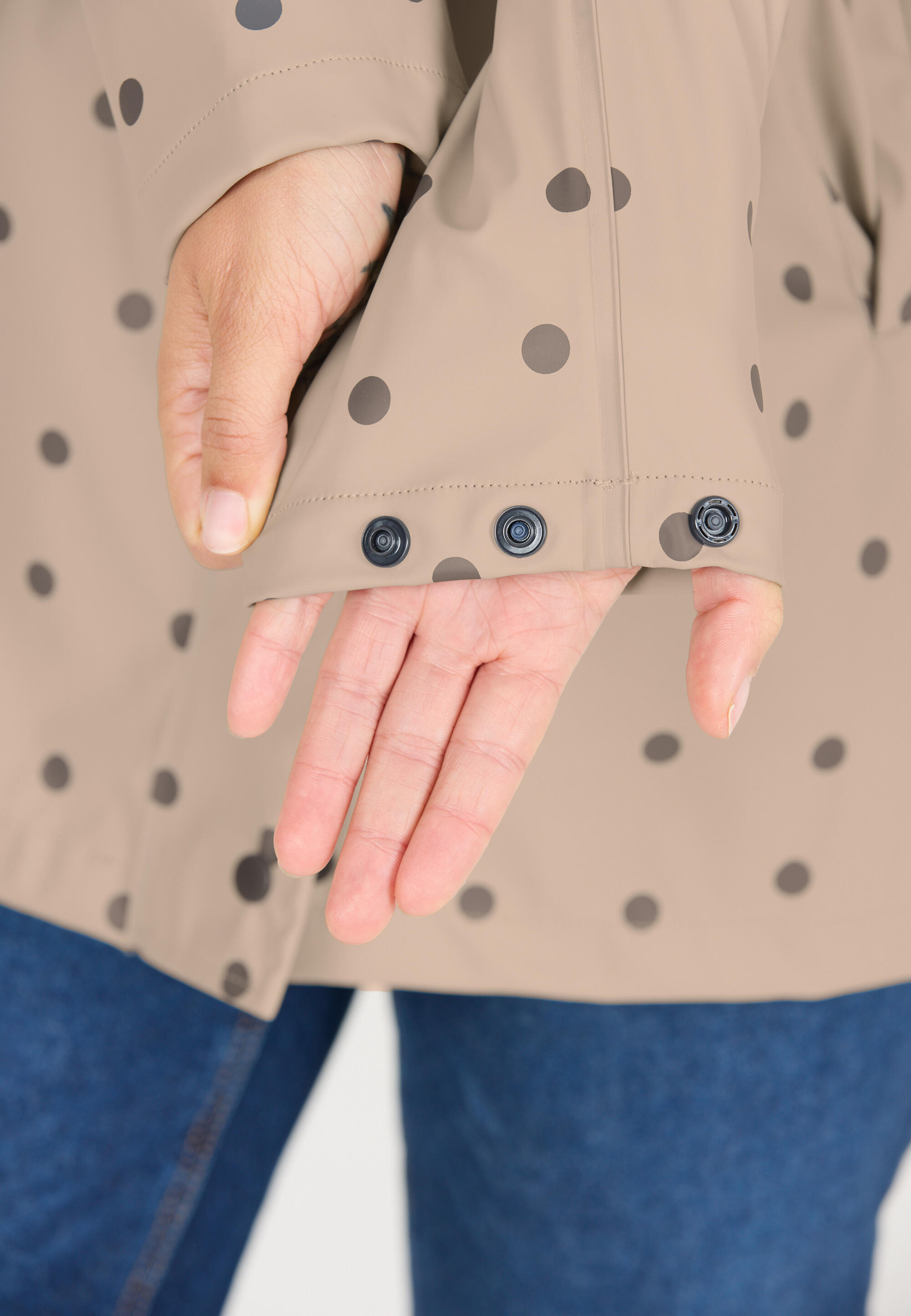 Chaqueta impermeable en PU mujer Weather Report Sunrise Aop 8/15