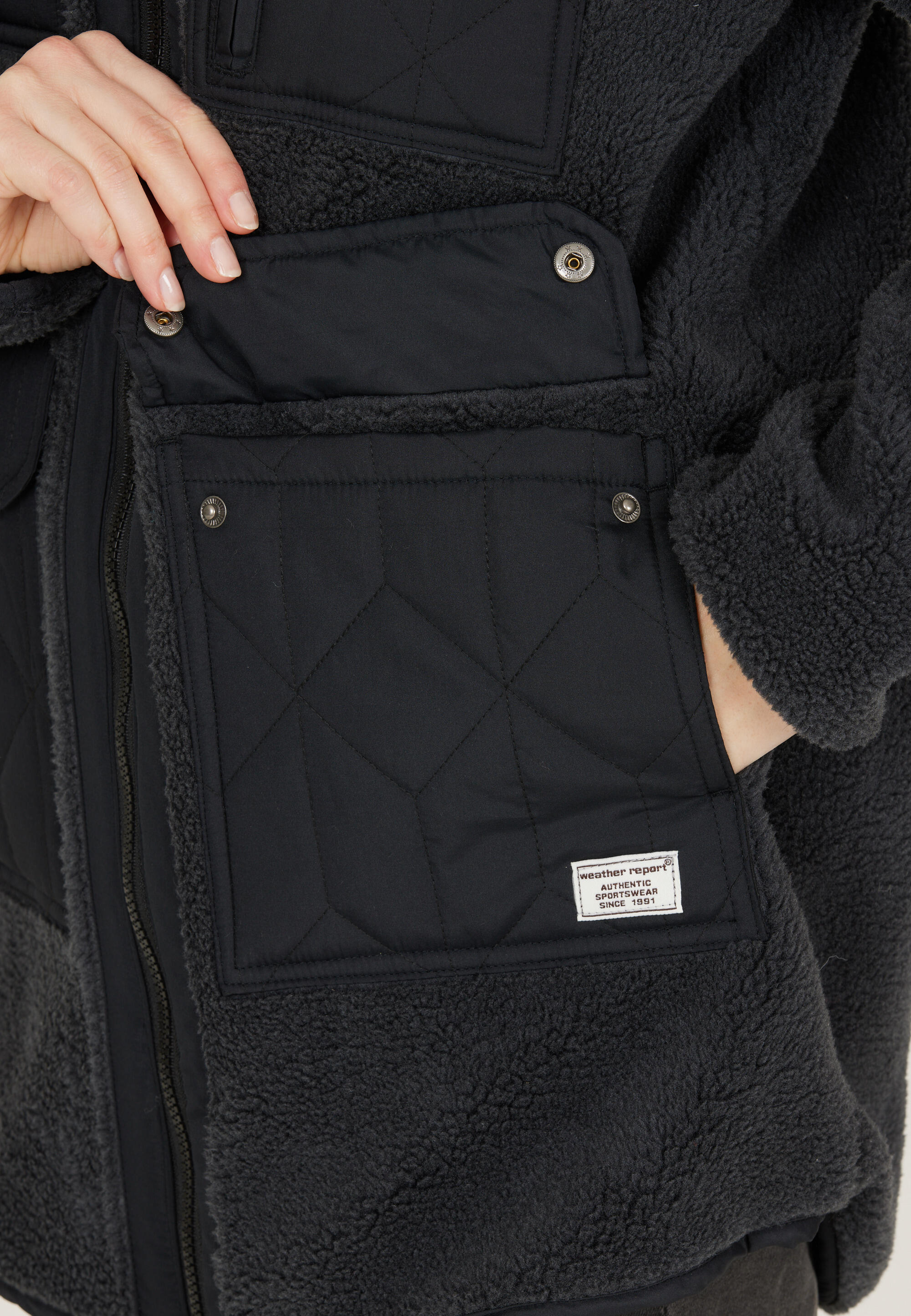 Fleecejacke Twist 8/15