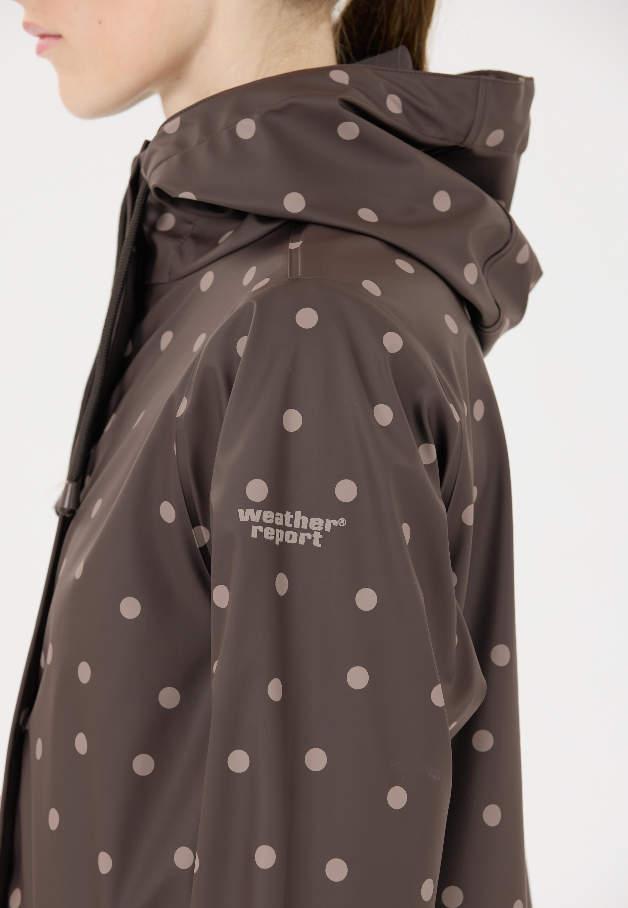 Chaqueta impermeable en PU mujer Weather Report Sunrise Aop 9/15