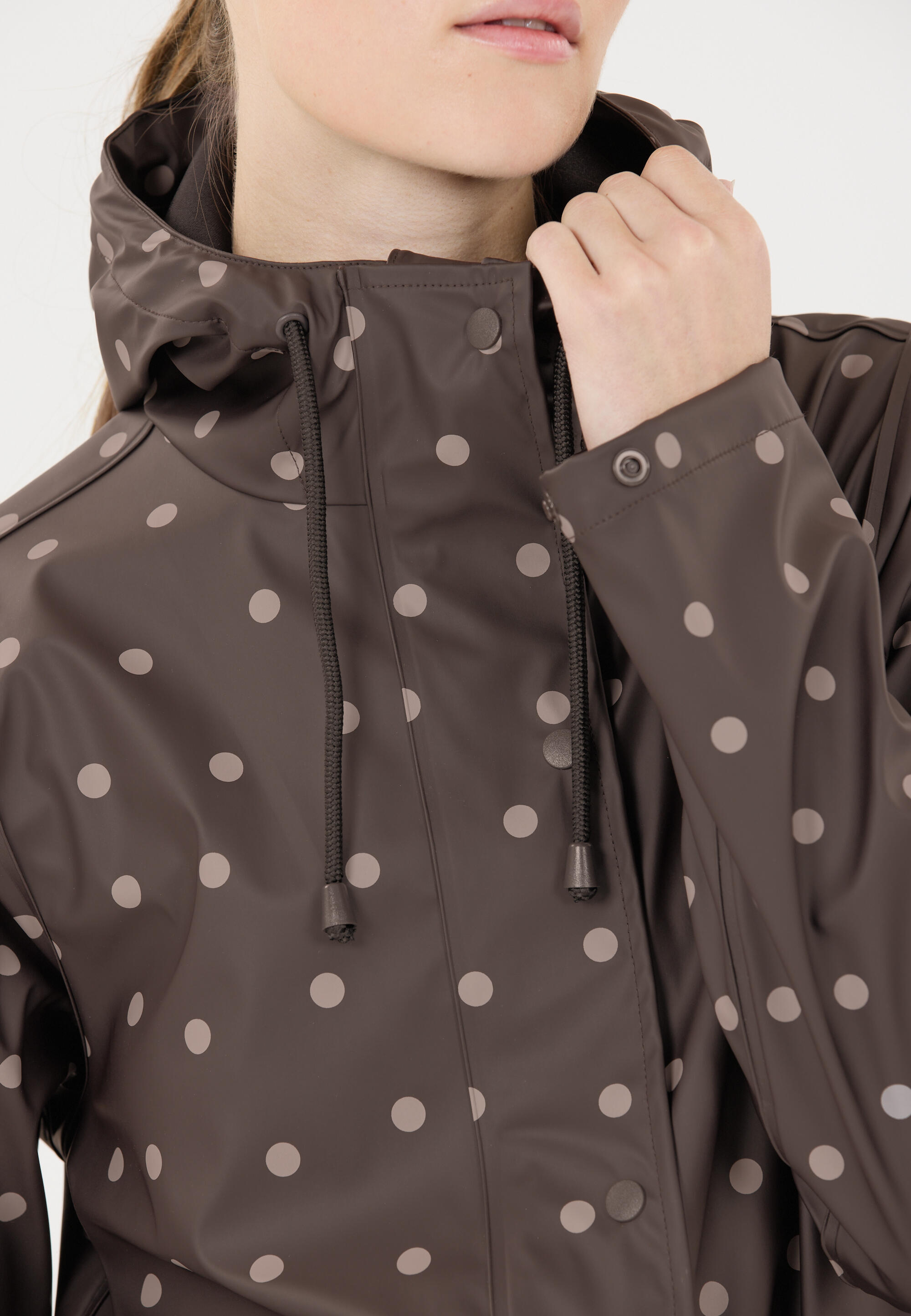Chaqueta impermeable en PU mujer Weather Report Sunrise Aop 8/15