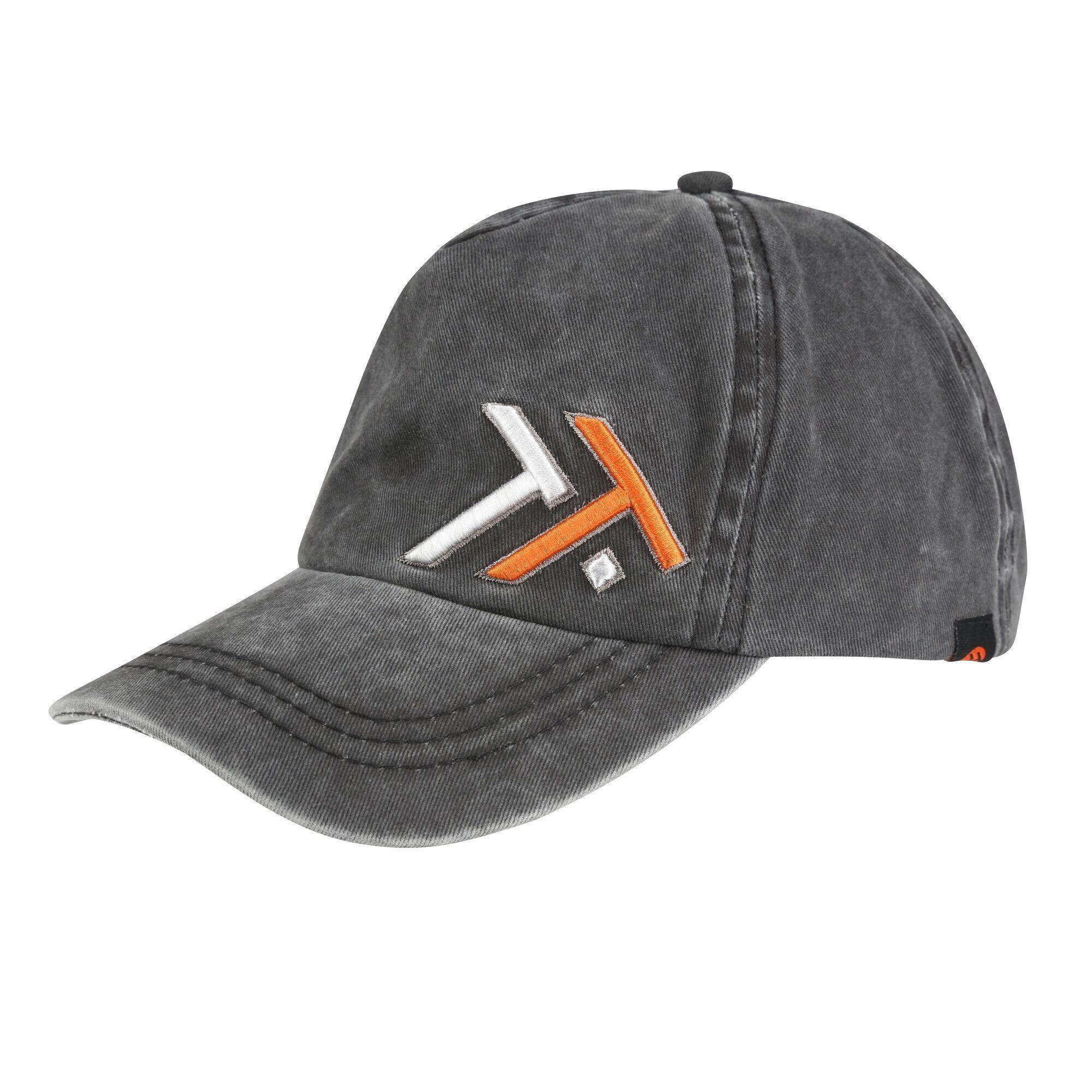 REGATTA Mens Tactical Baseball Cap (Black/Magma Orange)