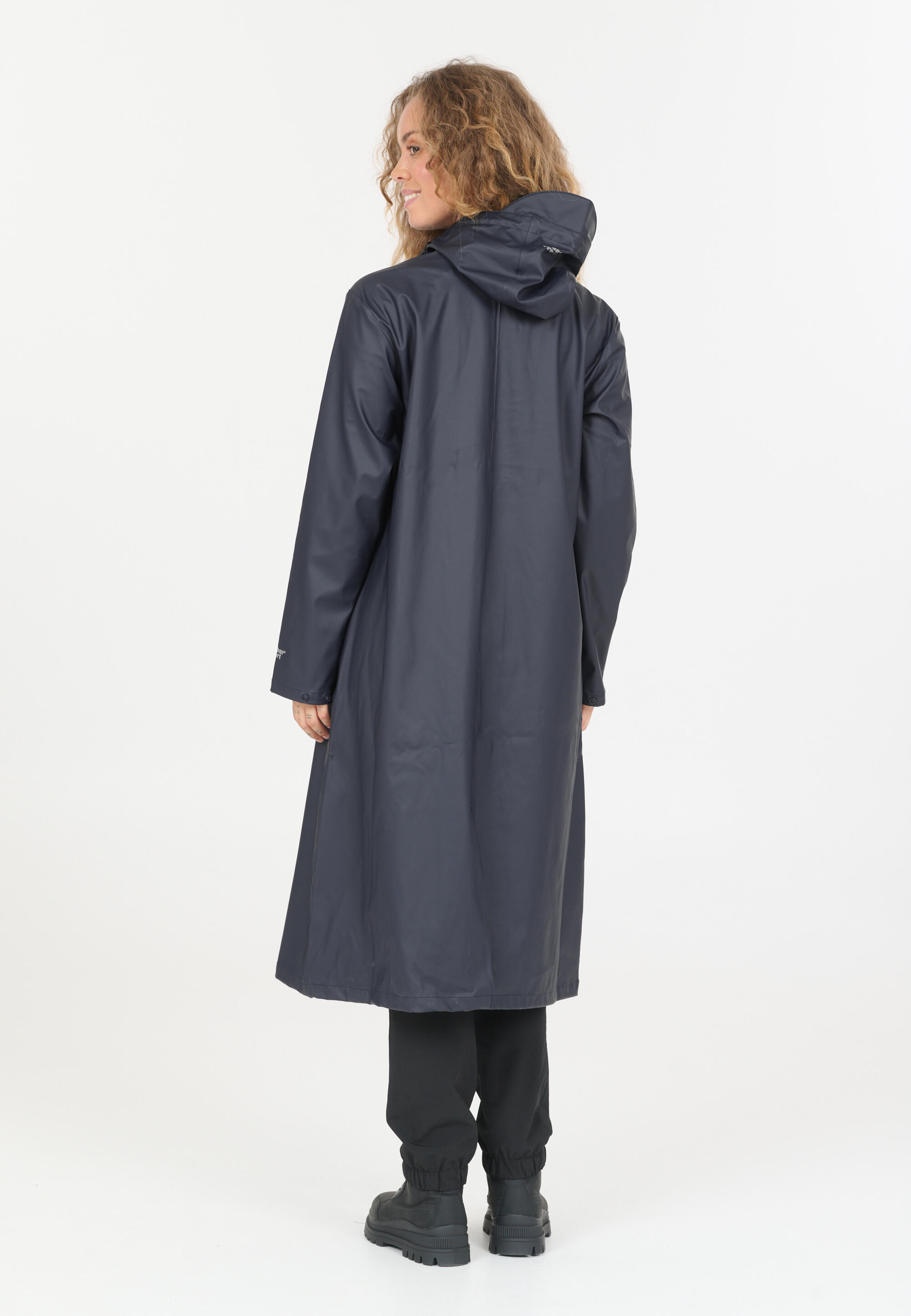 Chaqueta impermeable larga de PU mujer Weather Report Typhoon 6/15