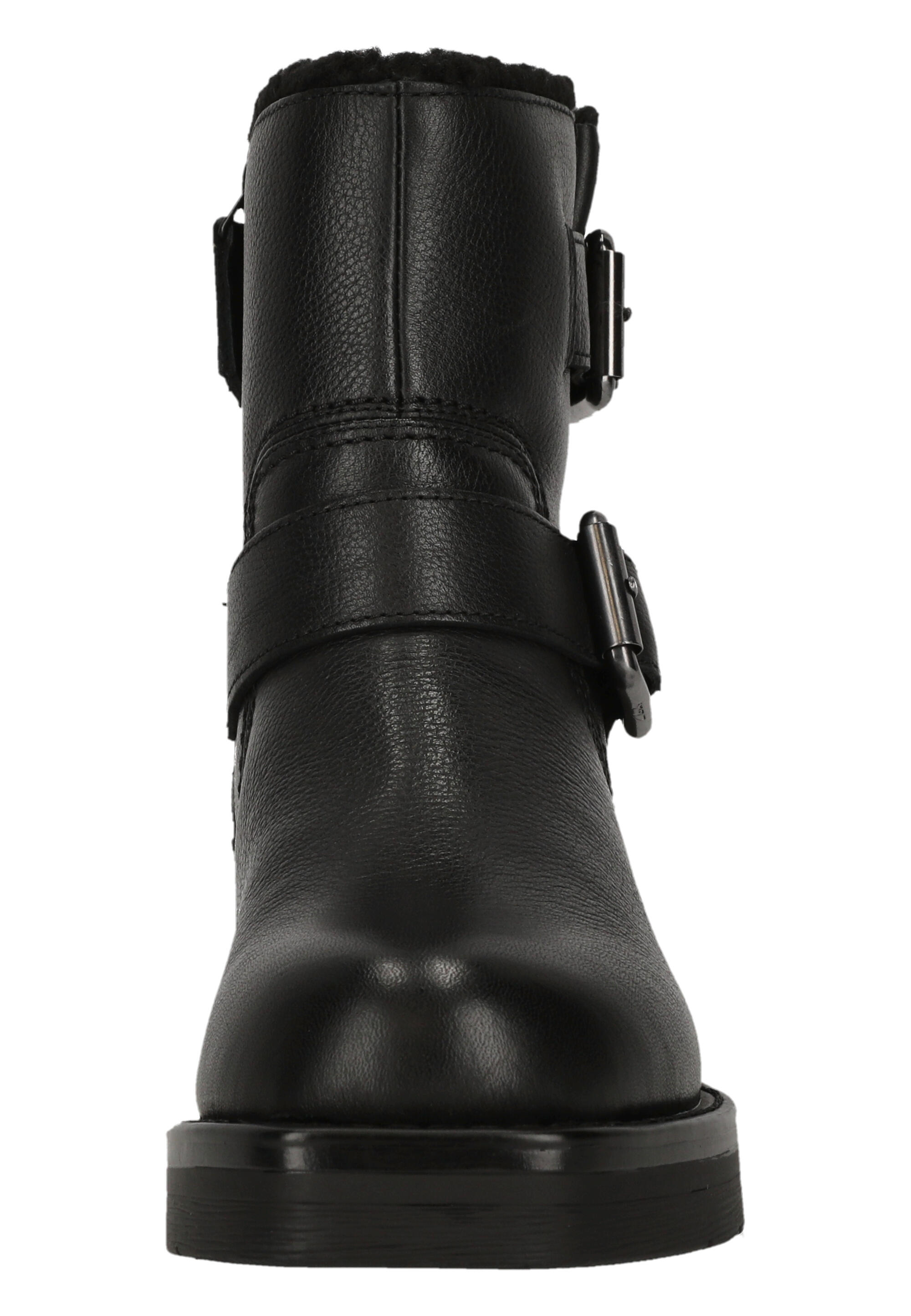 Stiefelette Rebelle Buckle Black WLined Lea 8/15