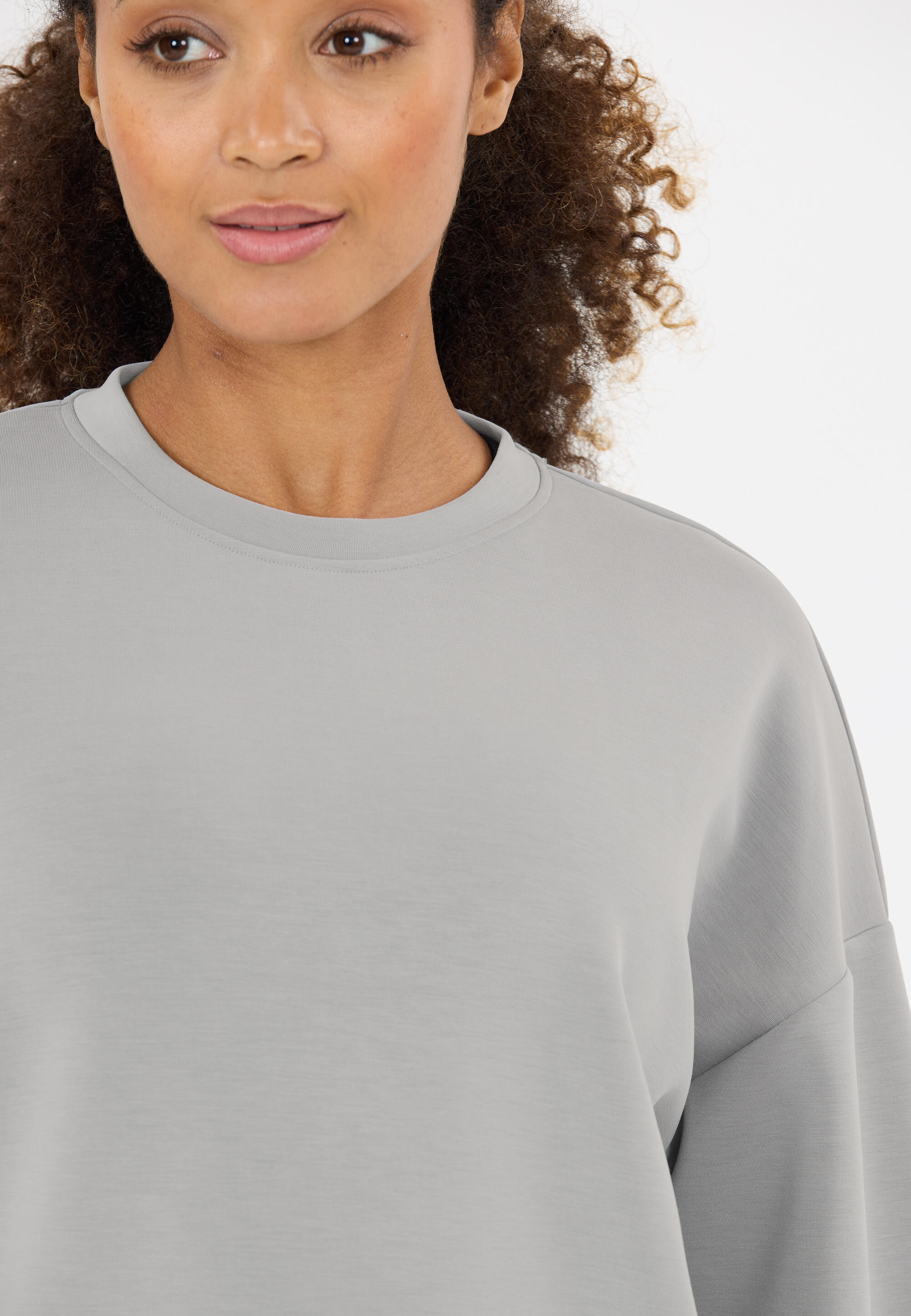 Sweatshirt col rond femme Athlecia Jillnana 7/15