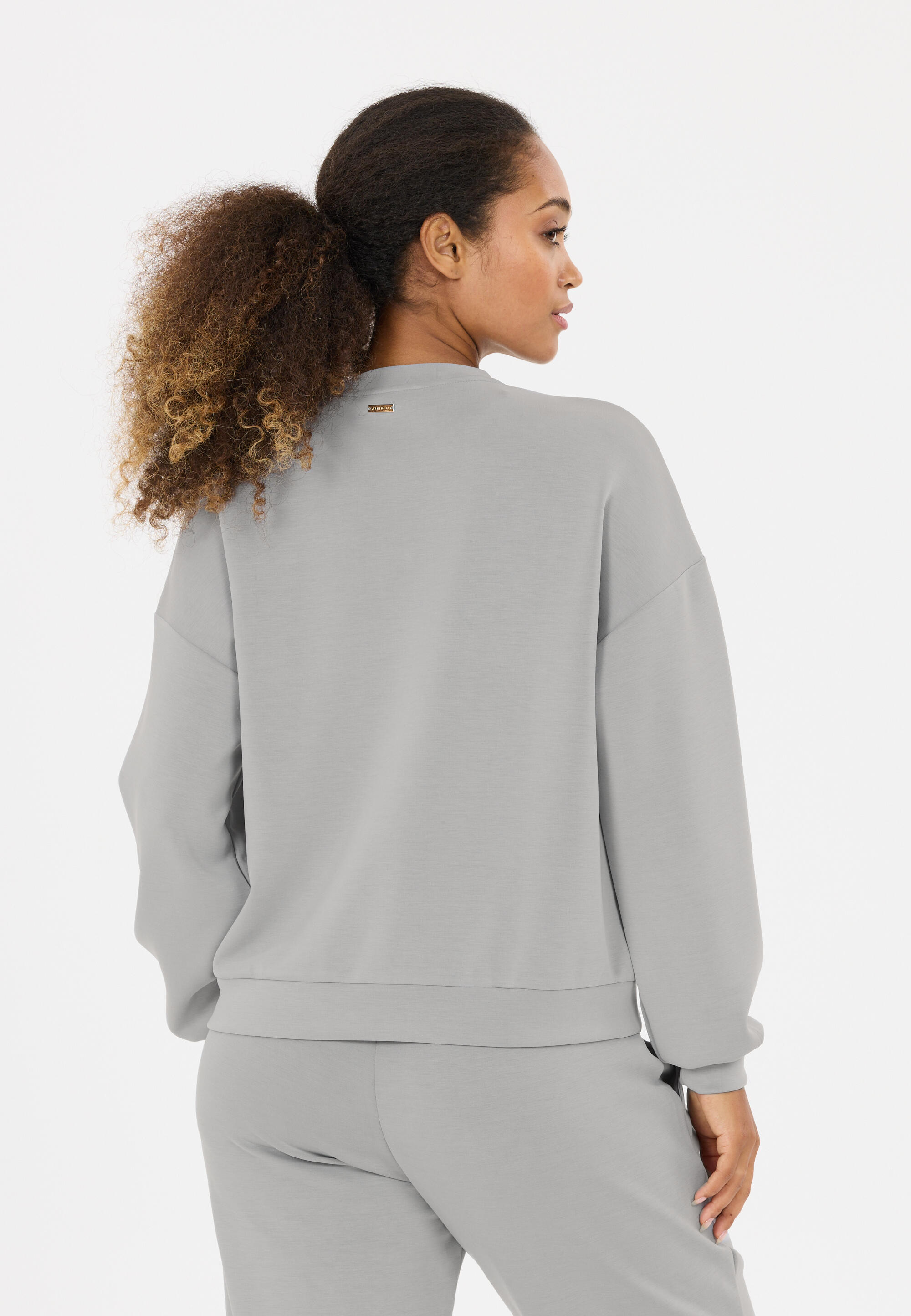 Sweatshirt col rond femme Athlecia Jillnana 6/15