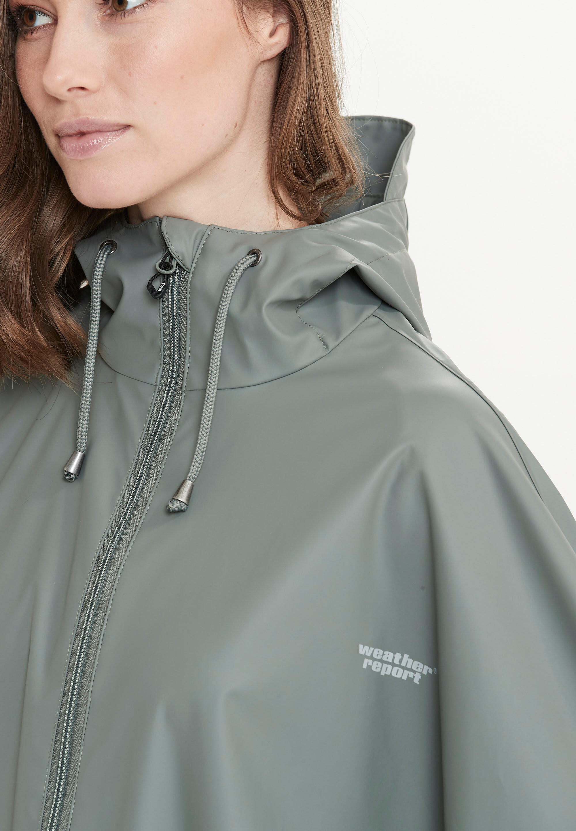 Poncho impermeabile da donna Weather Report Flame PU 7/15