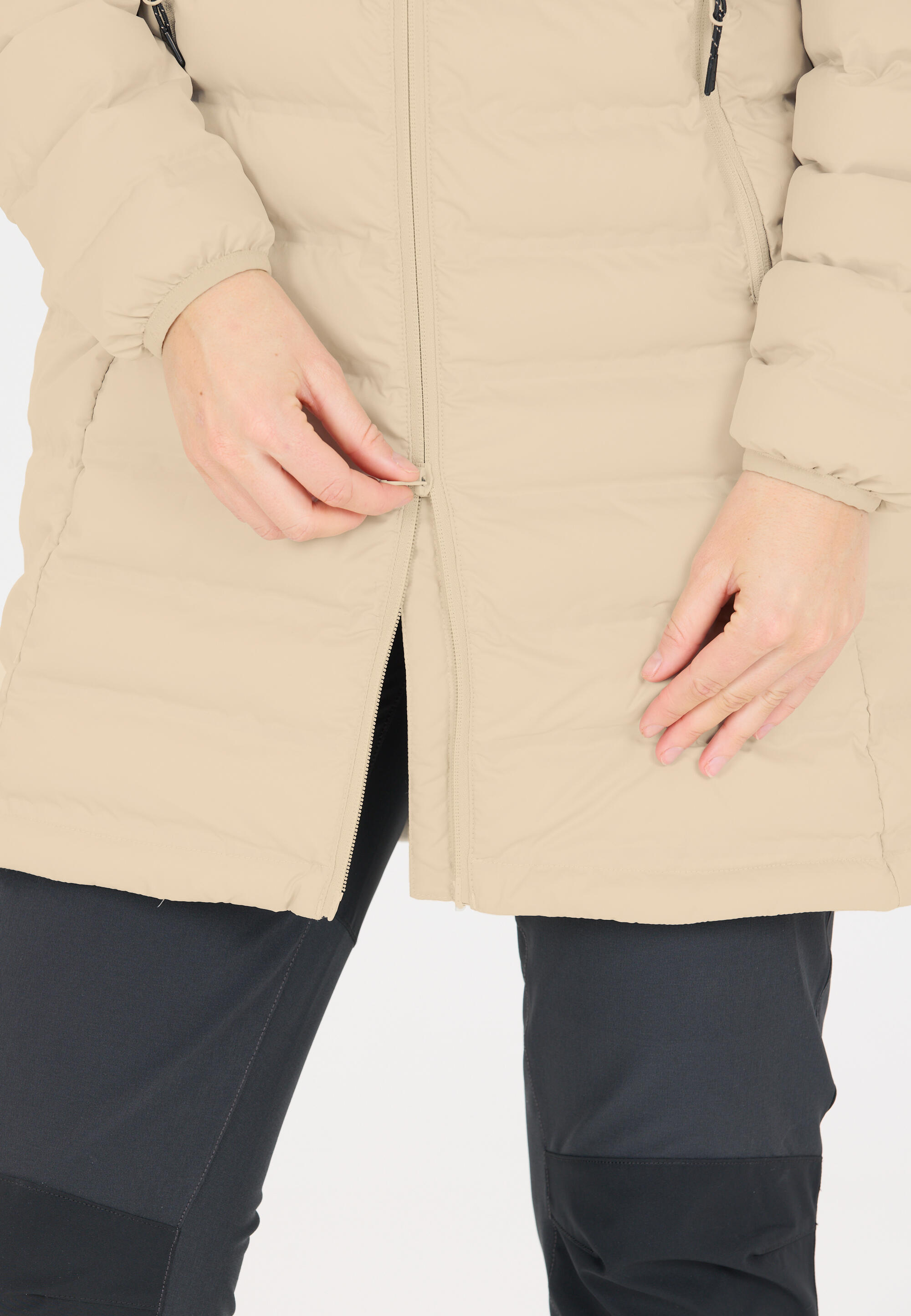 Długa lekka kurtka puchowa damska Whistler Froze 10/15