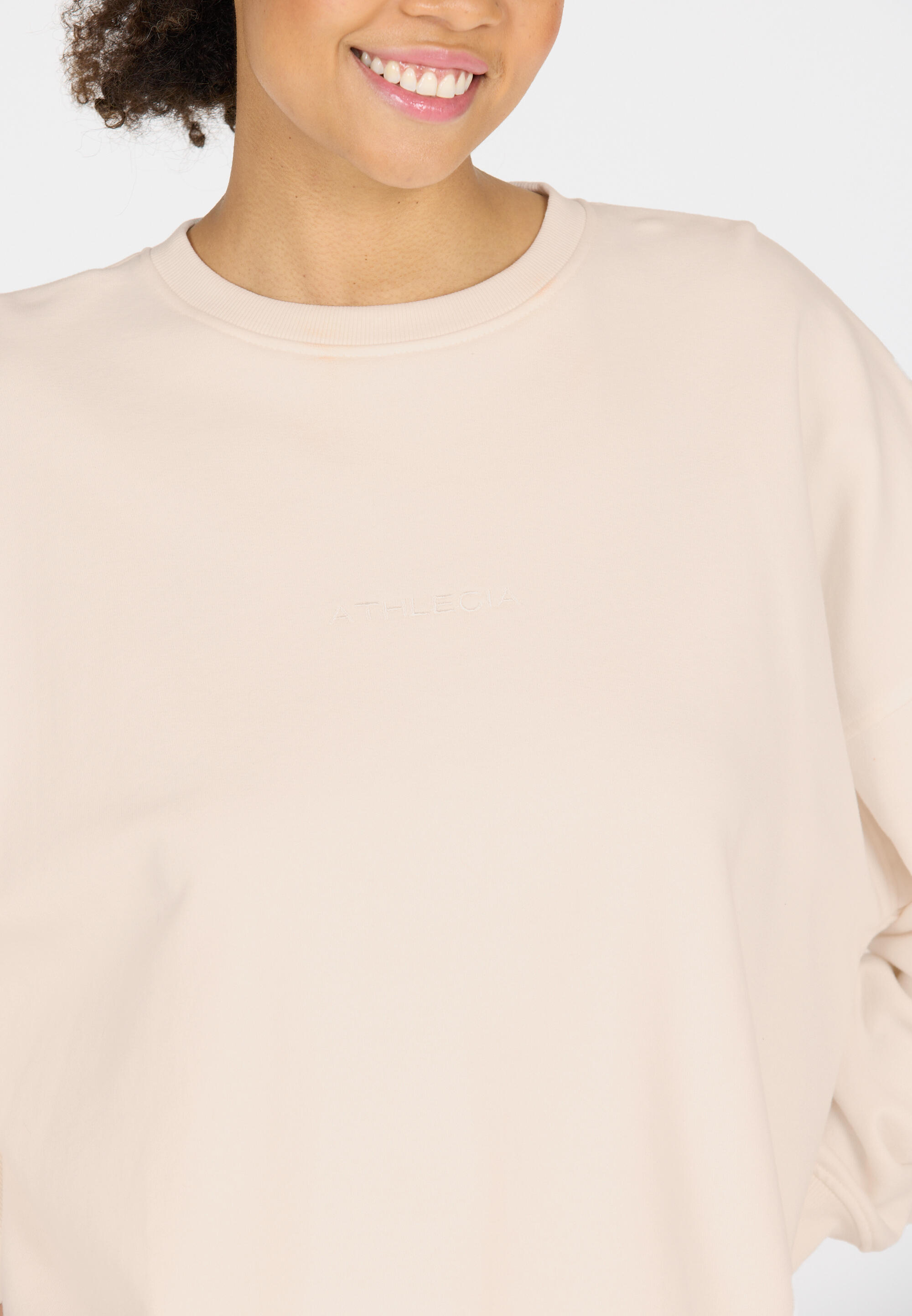 Sudadera de cuello redondo oversize para mujer Athlecia Gidon 9/15