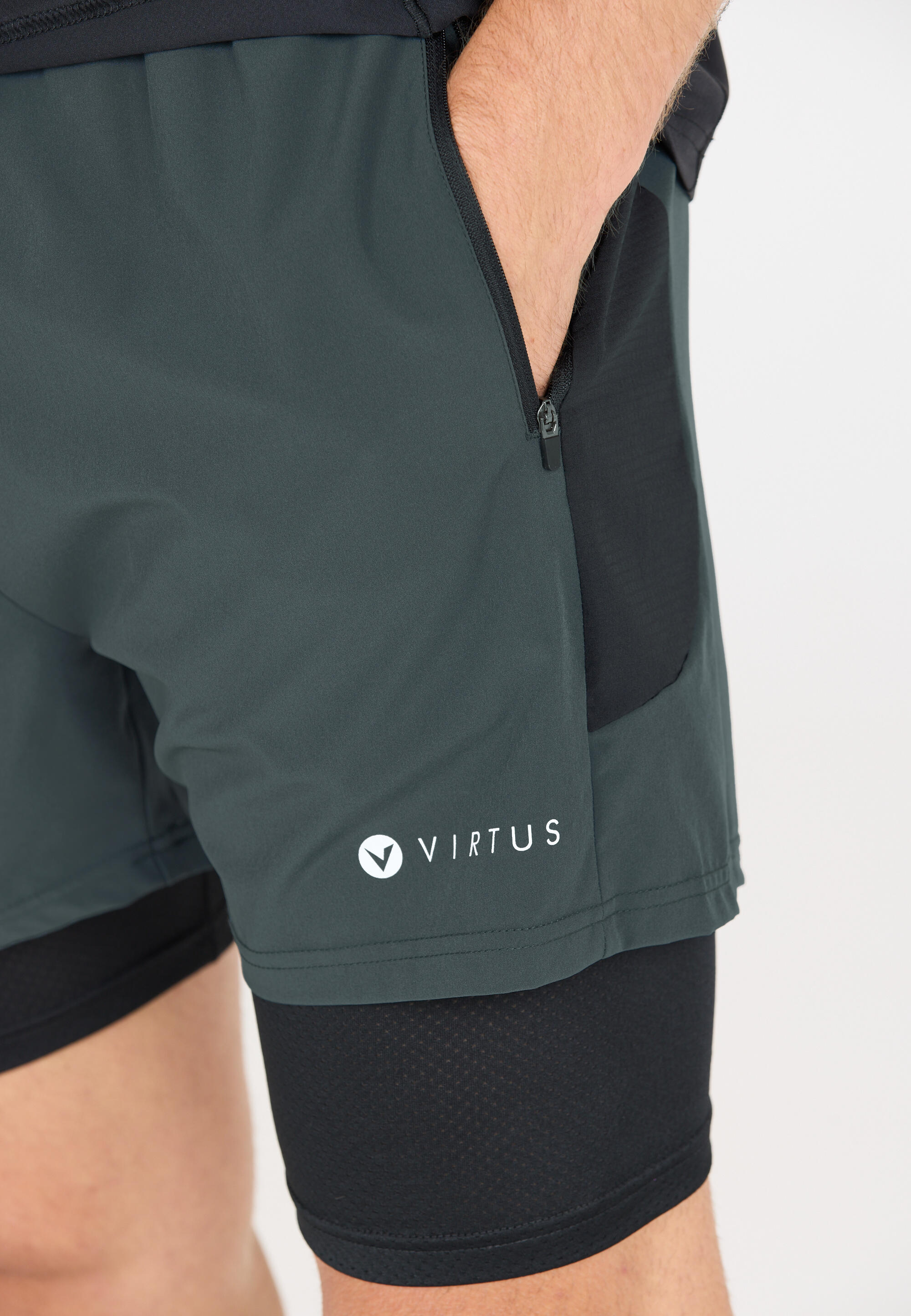 Short extensible 2 en 1 Virtus Dylan 7/15