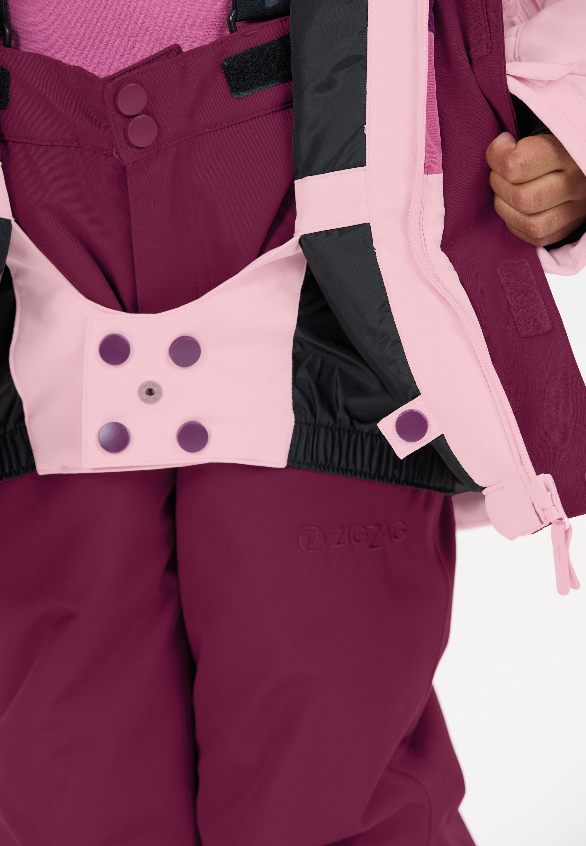 Chaqueta de esquí infantil Zigzag Taylora W-PRO 15000 10/15