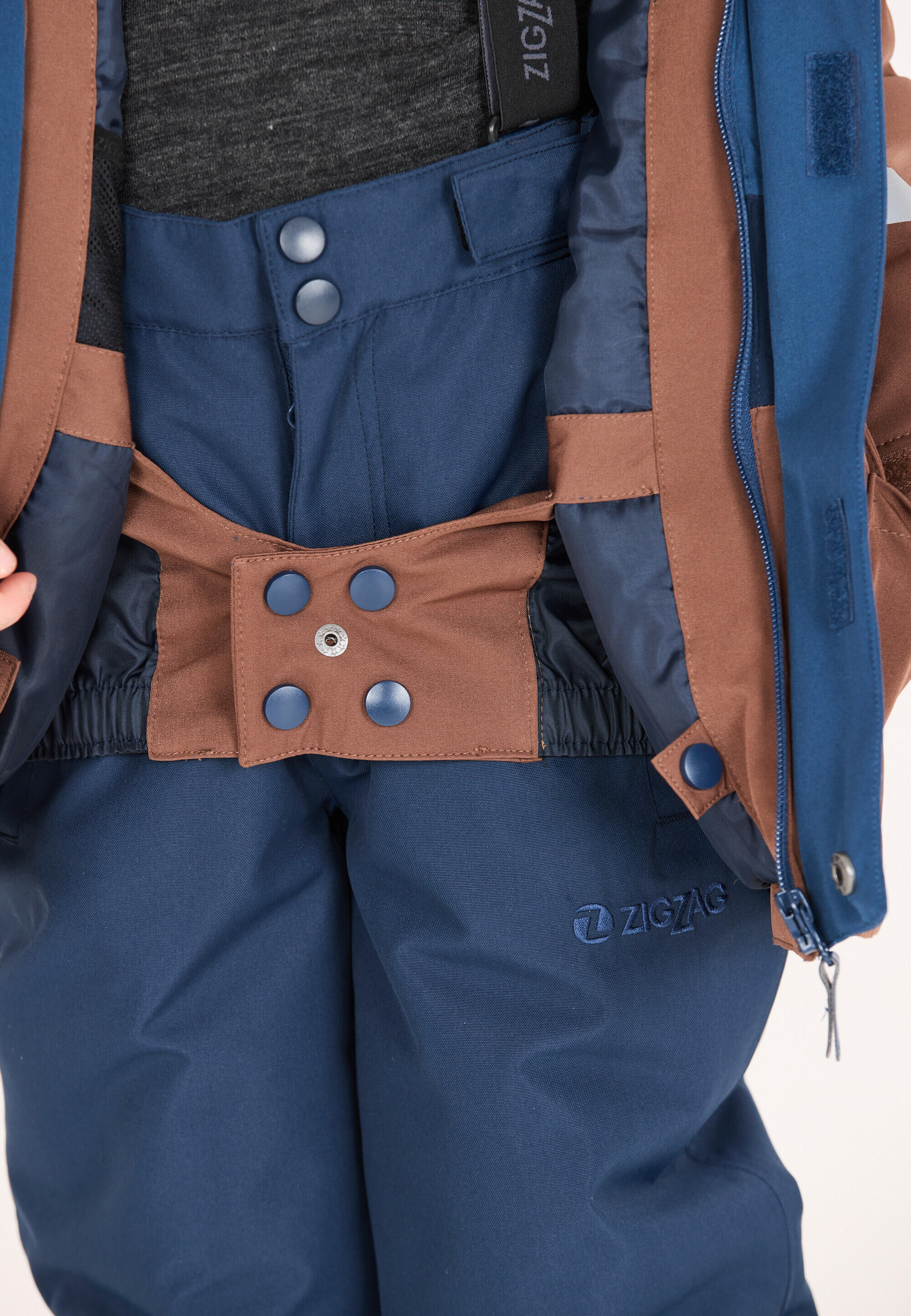 Chaqueta de esquí infantil Zigzag Taylora W-PRO 15000 10/15