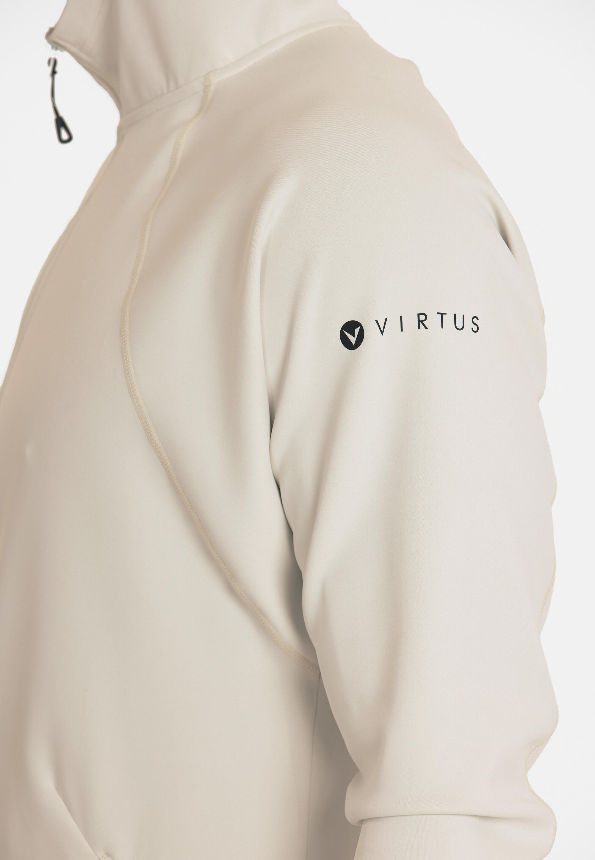 Sweatshirt com capuz e fecho de correr Virtus Tex 10/15