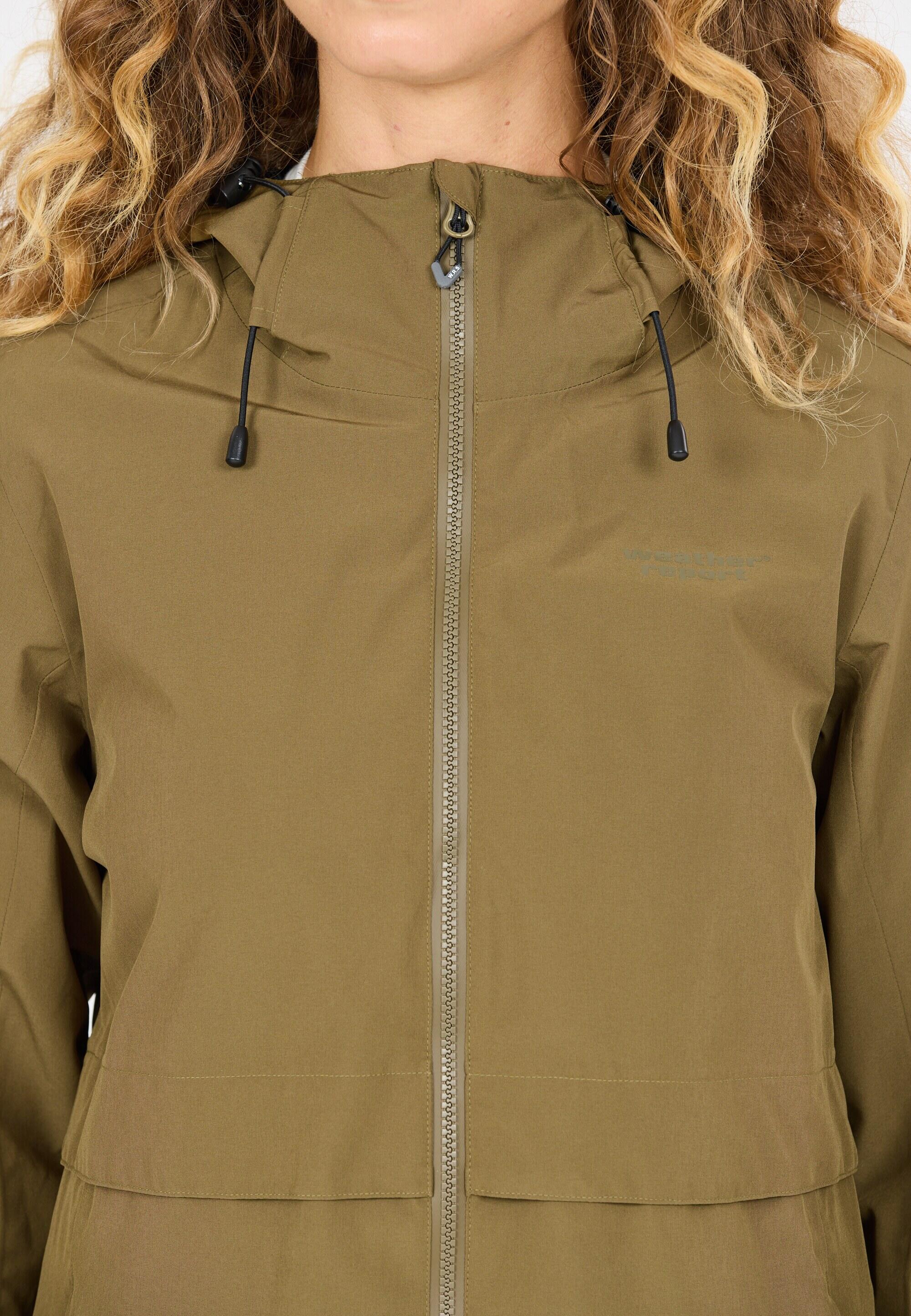 Veste longue à capuche femme Weather Report Dayton AWG W-PRO 15000 7/15