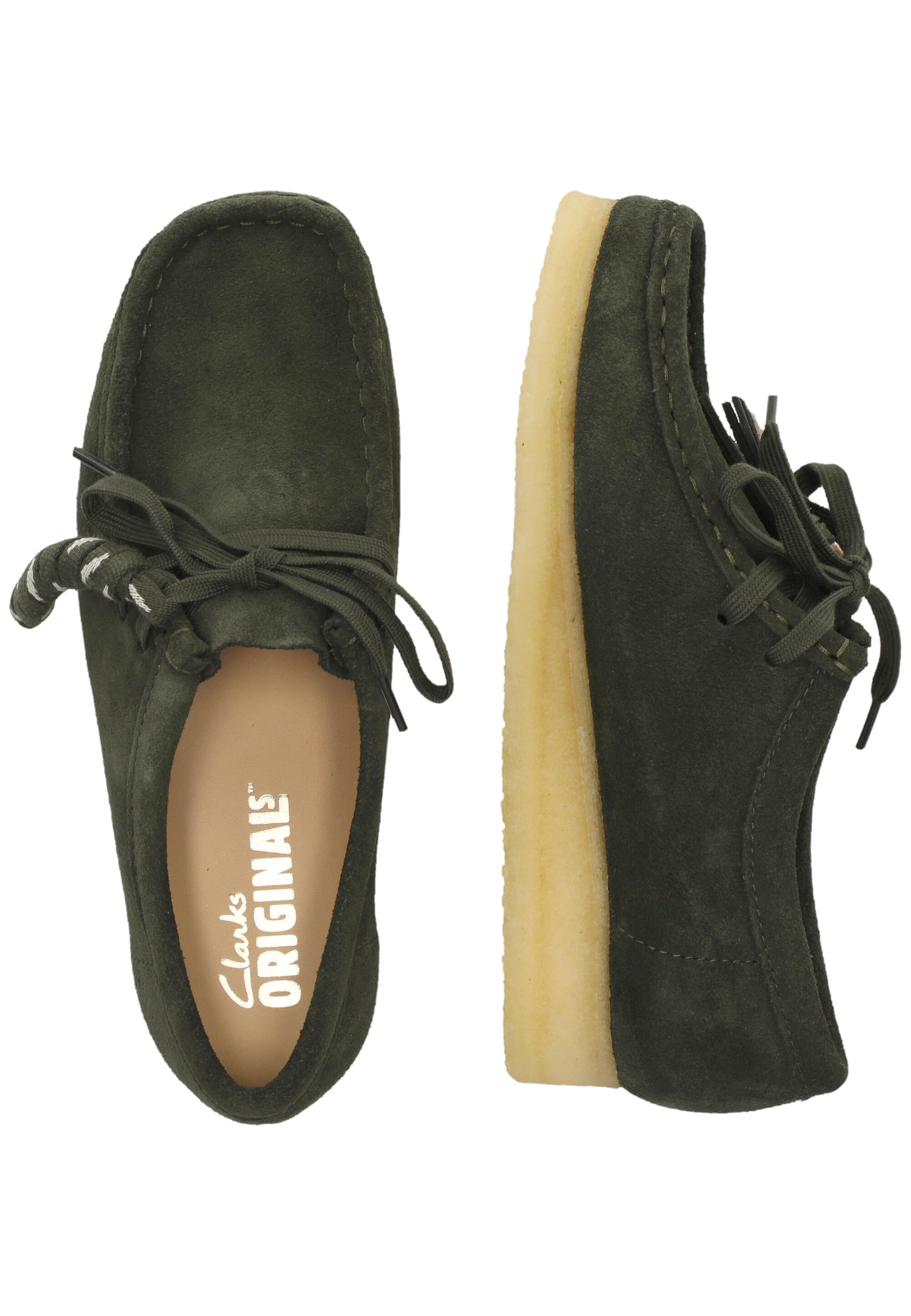 Schnürschuhe Wallabee Forest Green Sde 6/15