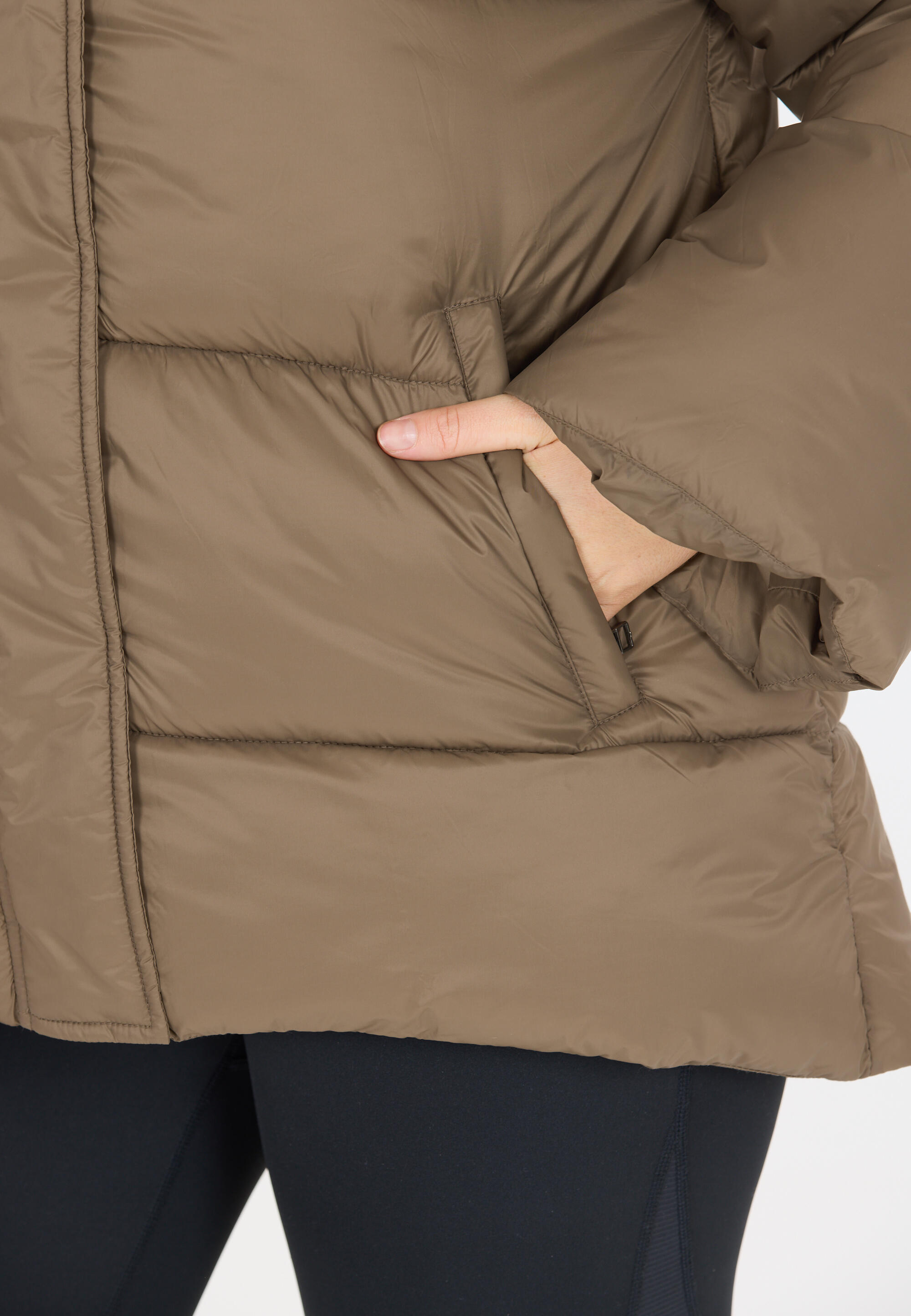 Plumífero con capucha de mujer Athlecia Shaja 8/15
