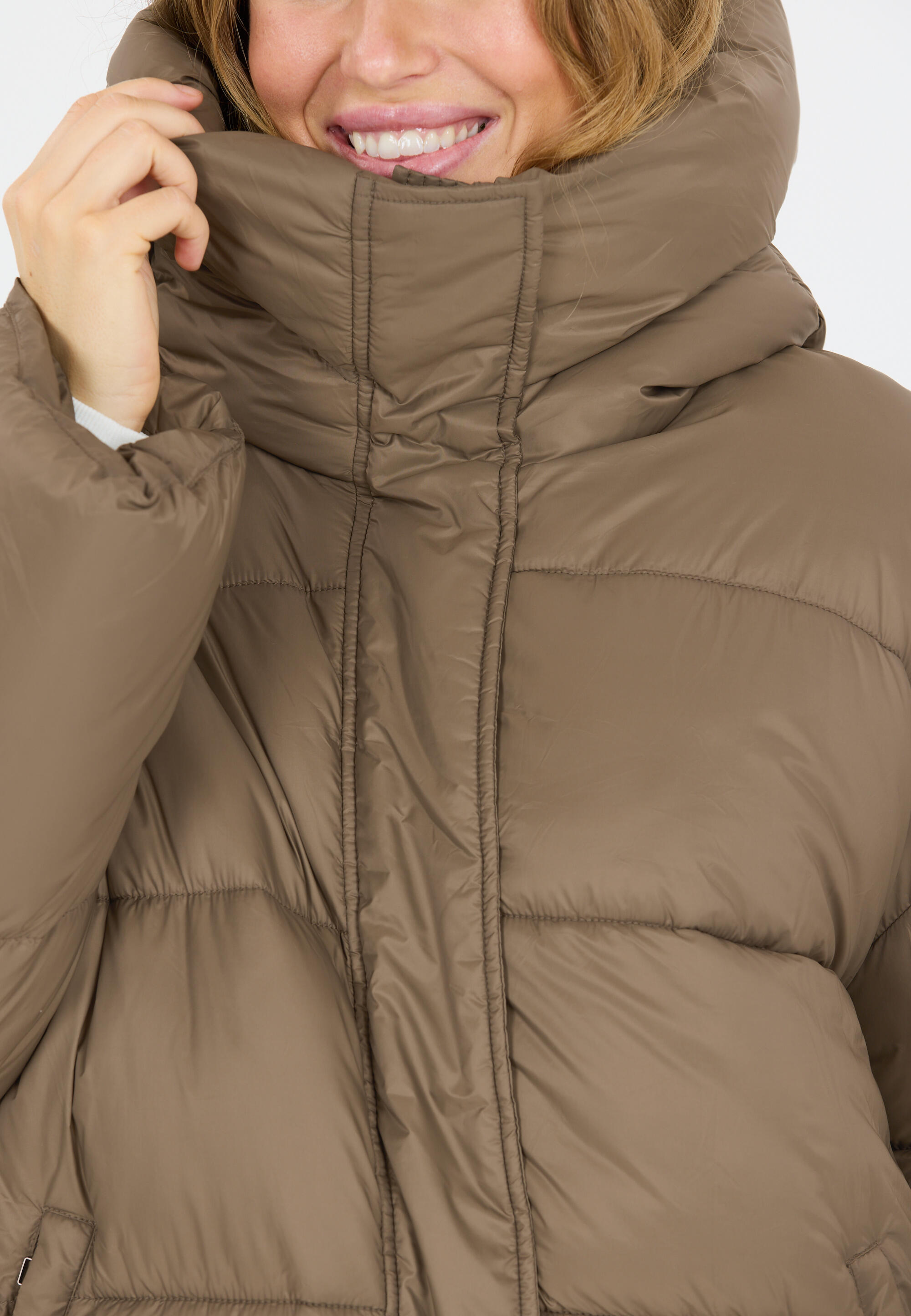 Plumífero con capucha de mujer Athlecia Shaja 10/15