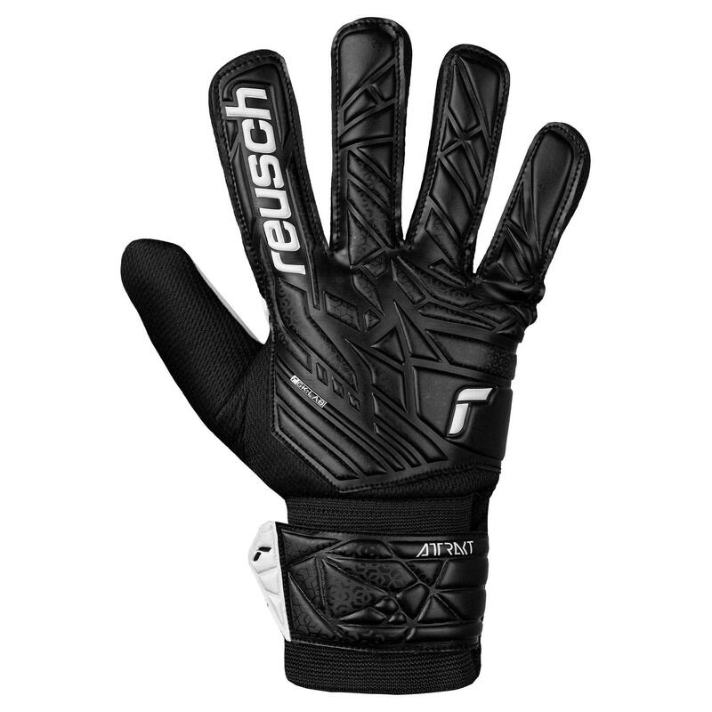 Mănuși portar Reusch Attrakt Starter Solid Junior - latex, Velcro, Negative Cut
