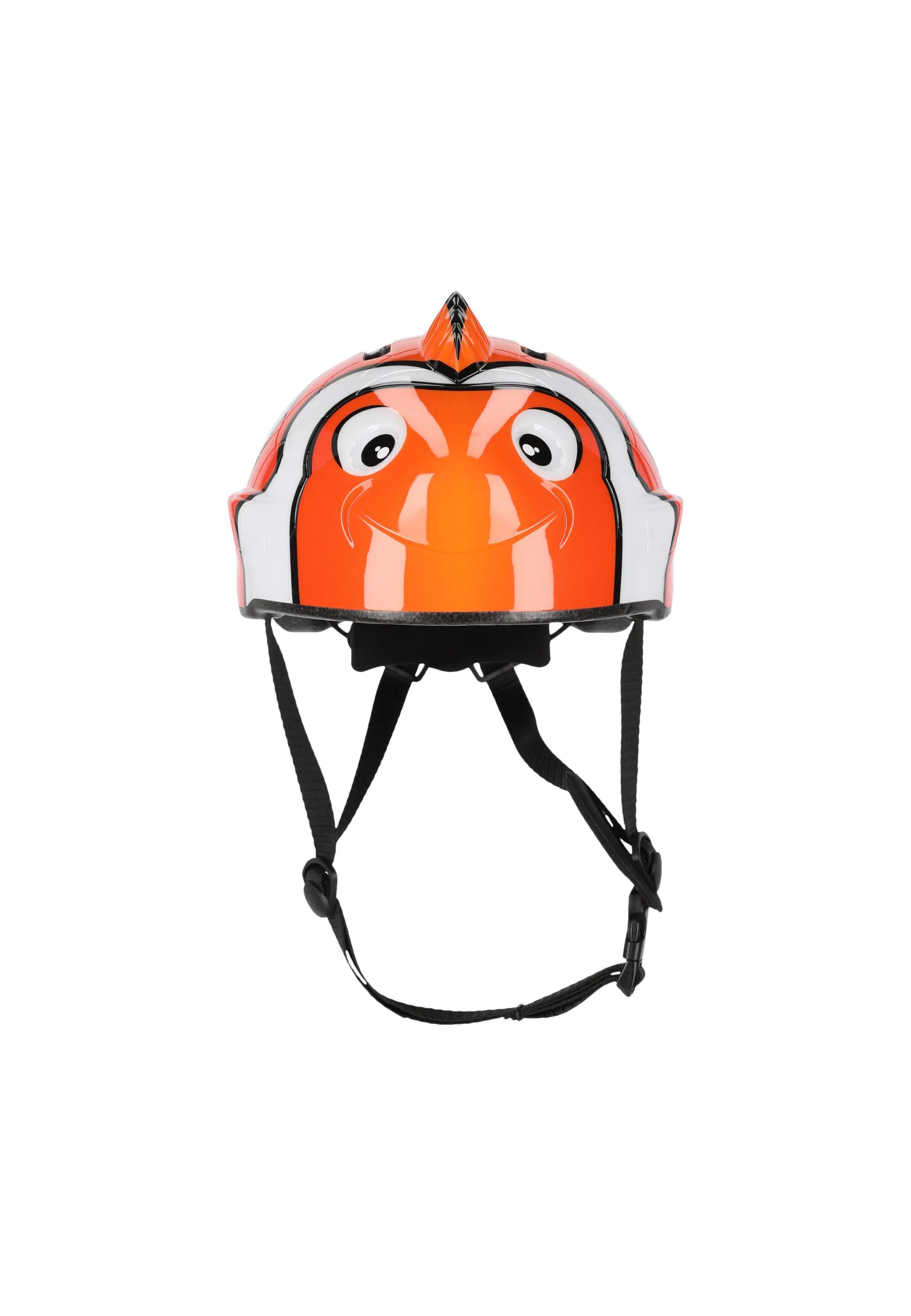 Kask Rowerowy dla dzieci | Pomarańczowy Nemo | Crazy Safety | Certyfikowany 7/16
