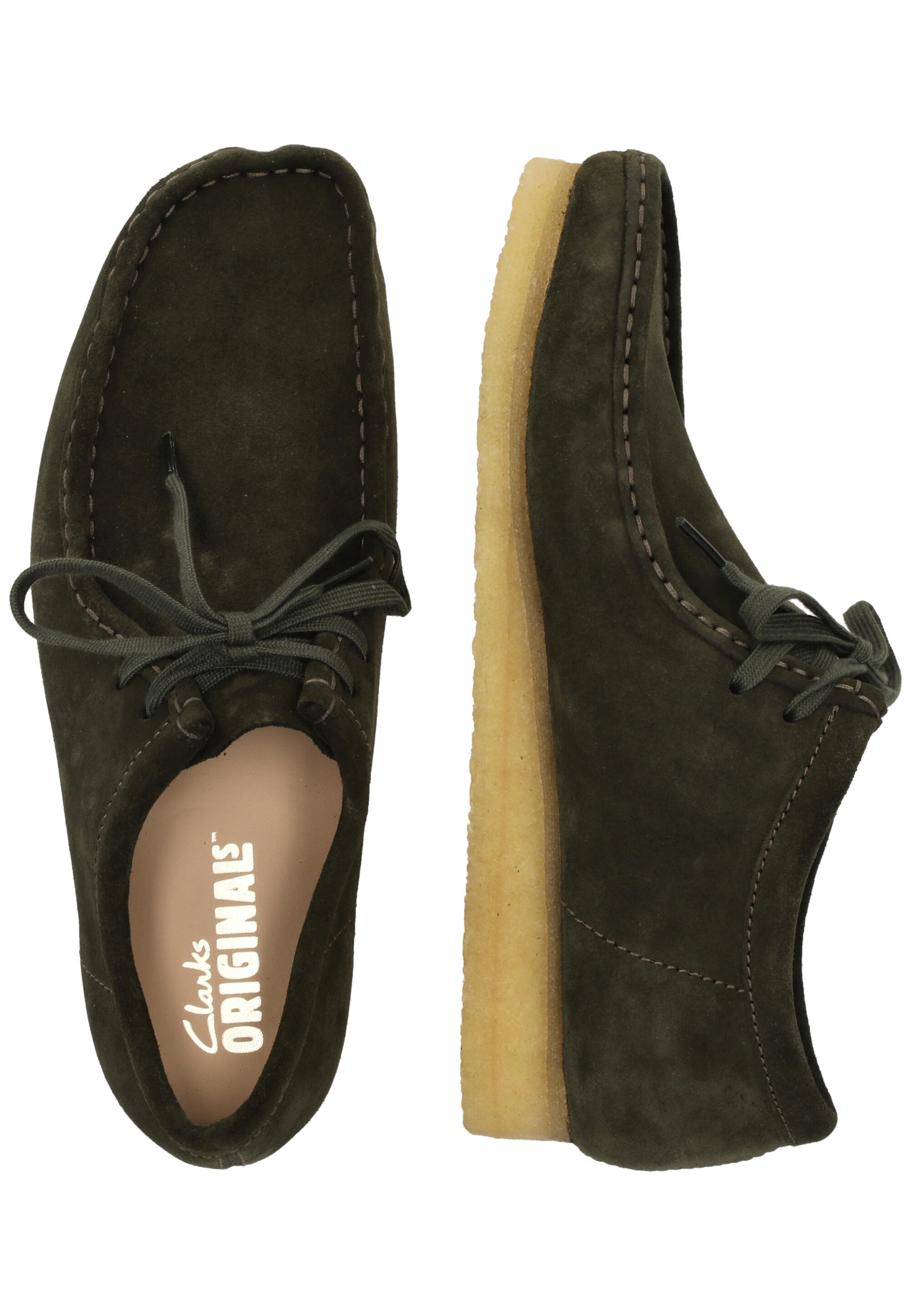 SchnÃ¼rschuhe Wallabee Forest Green Sde 6/15