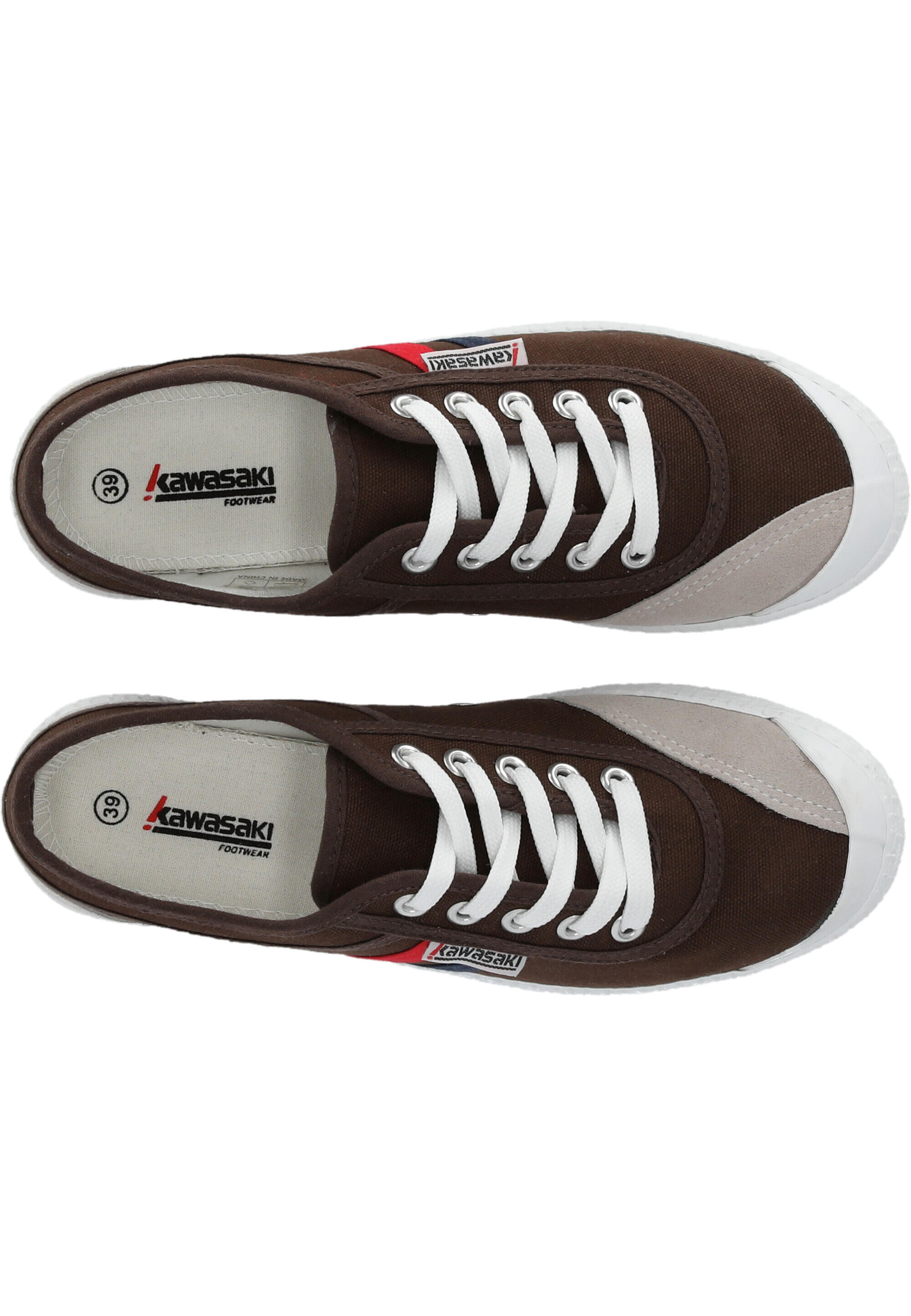 Kawasaki Retro Canvas Shoe K192496 5045 Chocolate Brown 6/15