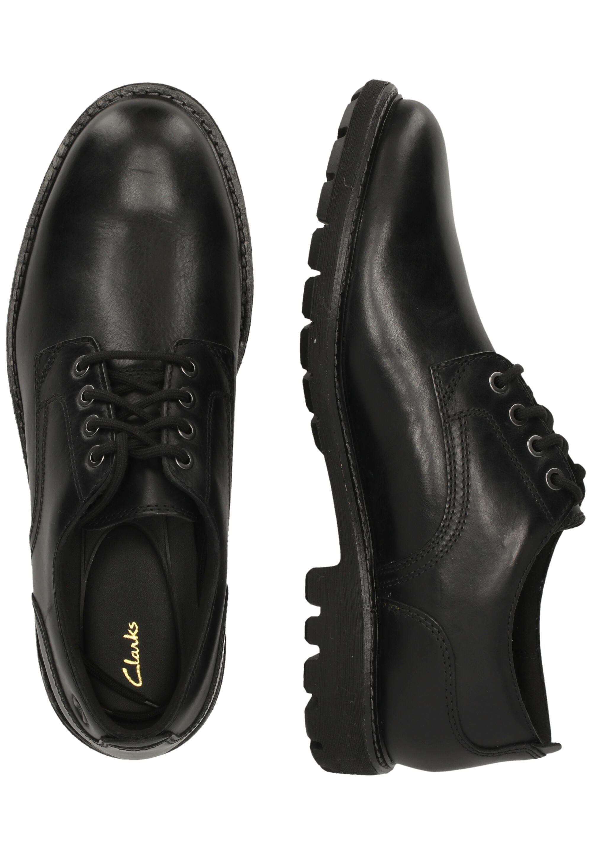 Schnürschuhe Batcombe Tie Black Leather 6/15