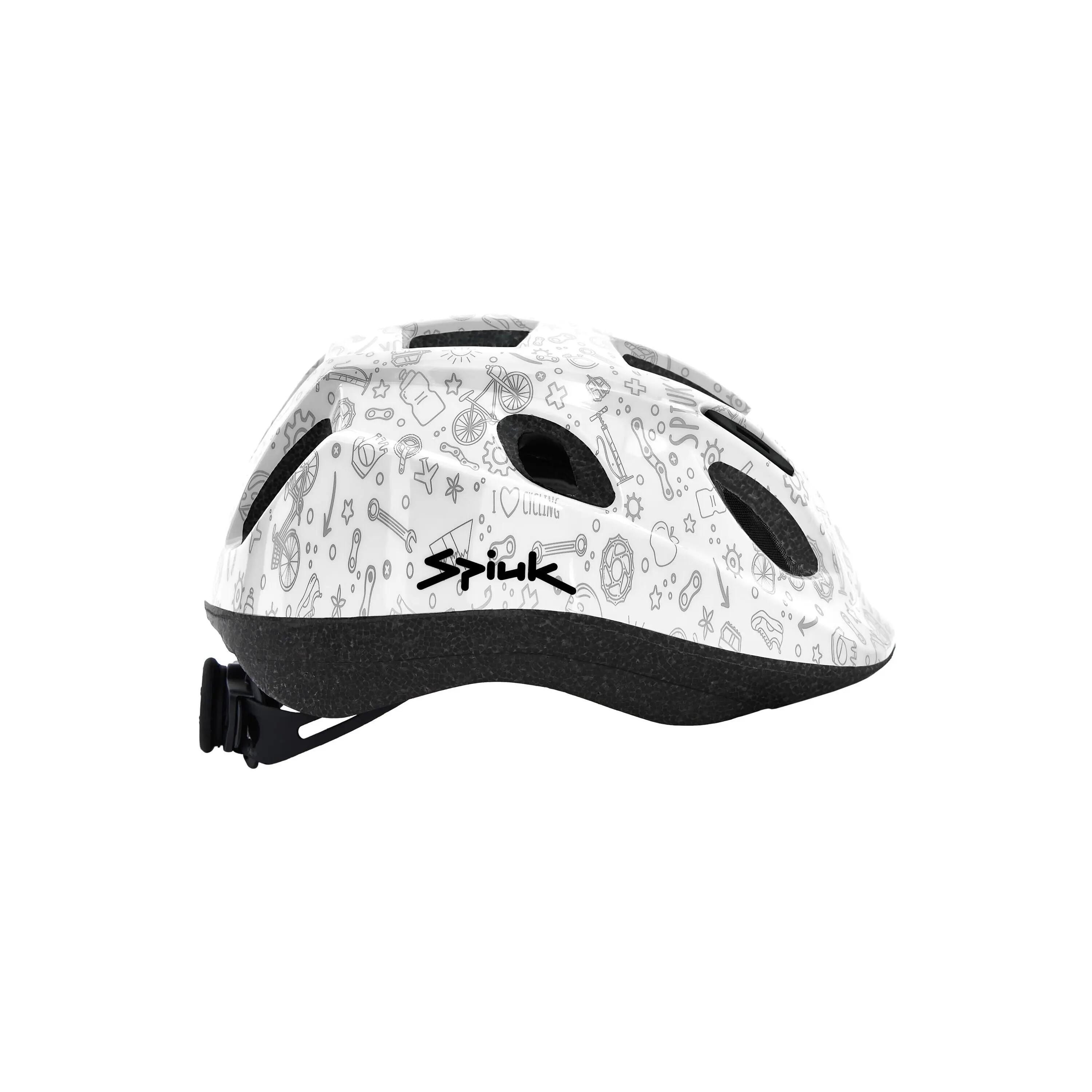 Casca ciclism copii KIDS helmet - alb 3/4