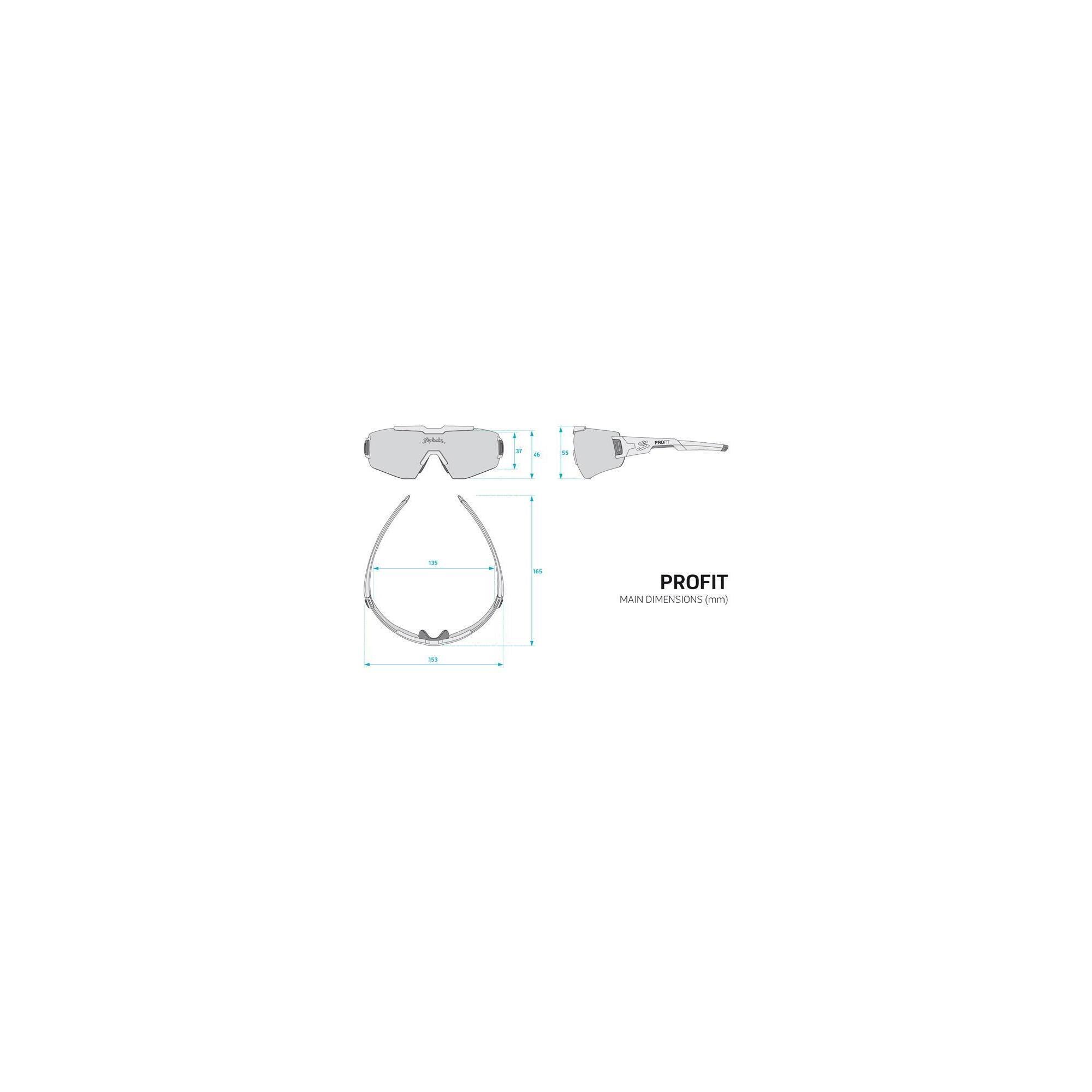 Ochelari soare sport Profit, 2 lentile de schimb transparent si rosu oglinda -…